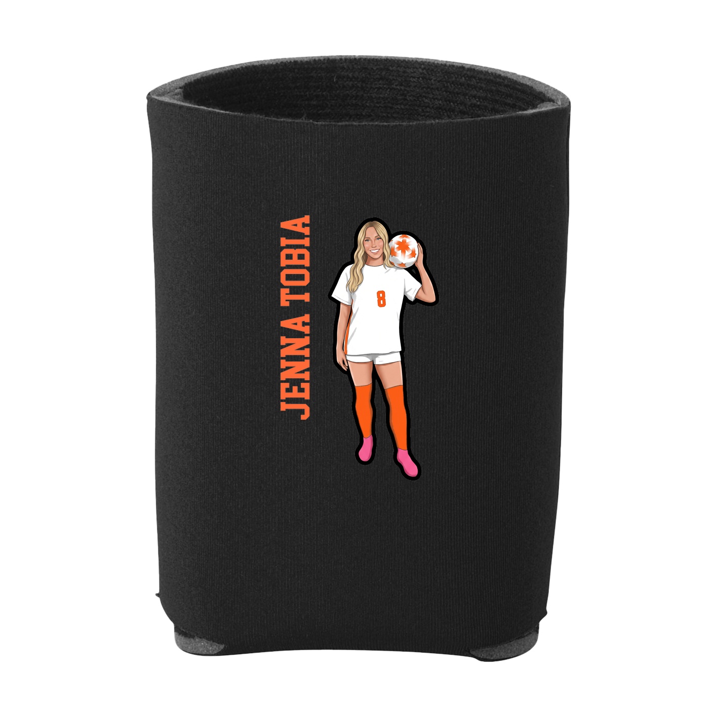 Can Holder — Name Vertical in Black