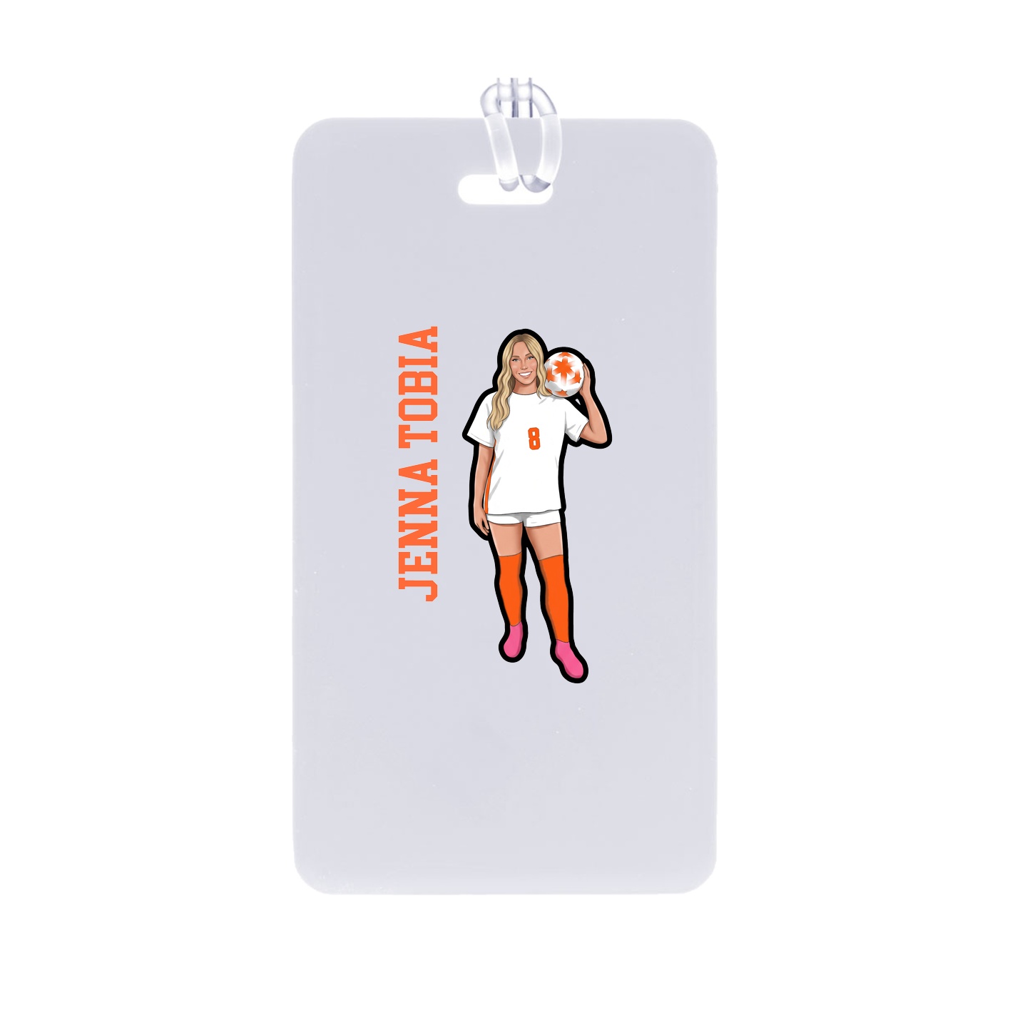 Bag Tag — Name Vertical in Classic