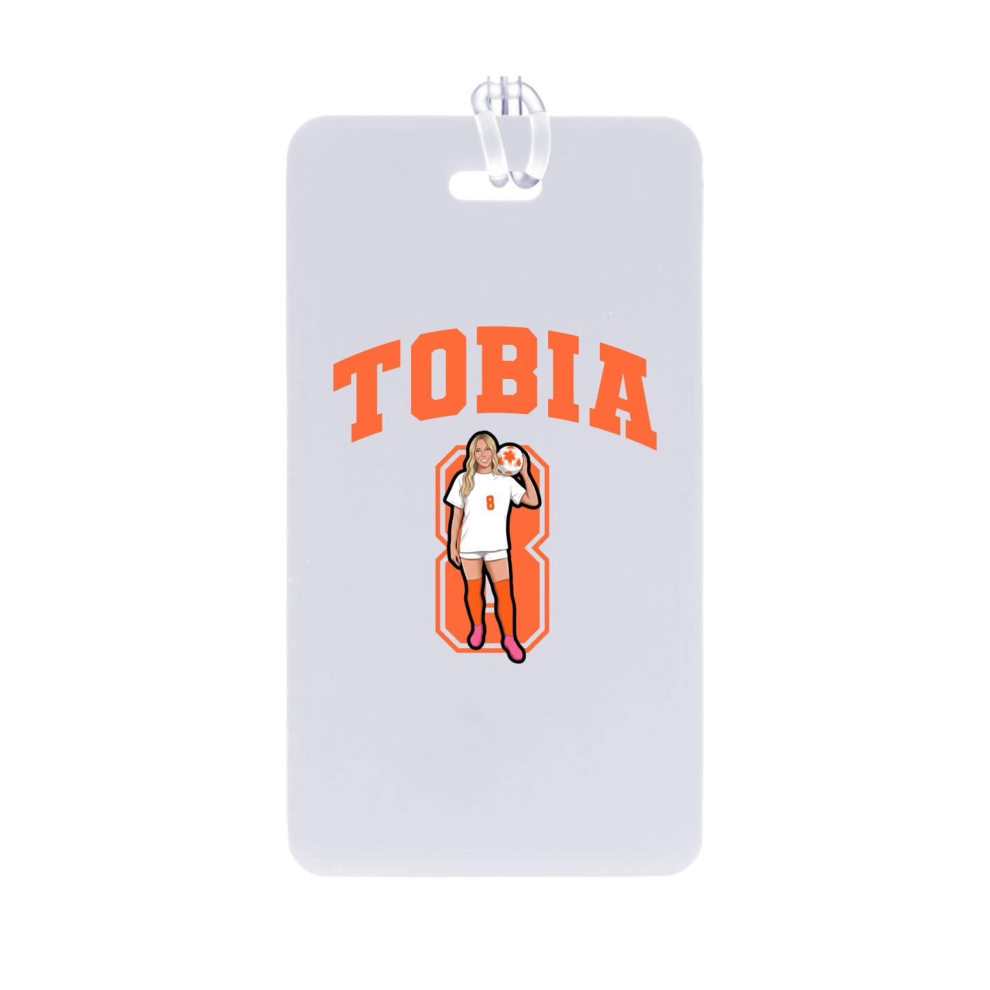 Bag Tag — Number in Classic