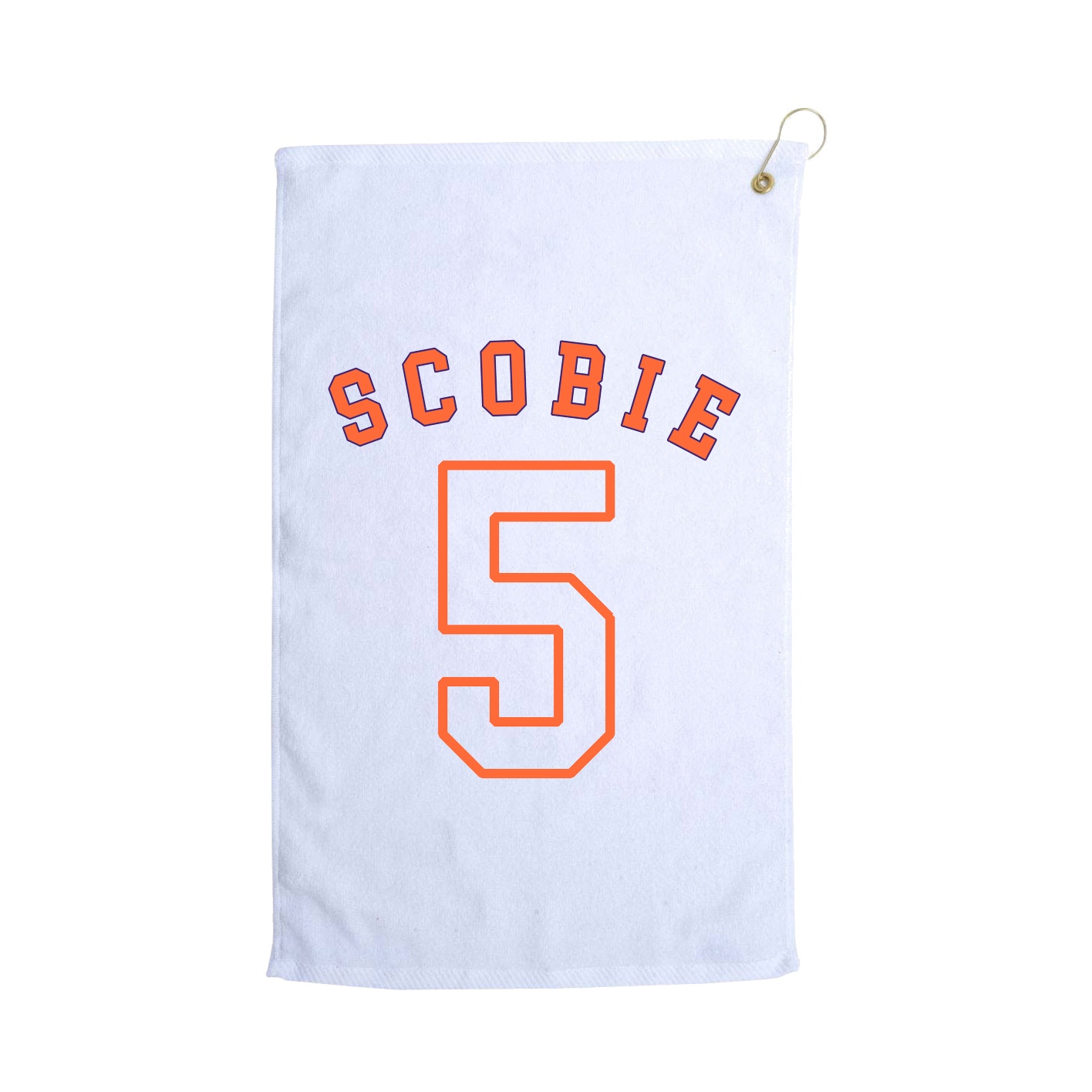 Golf Towel — Shirsey Arch in White