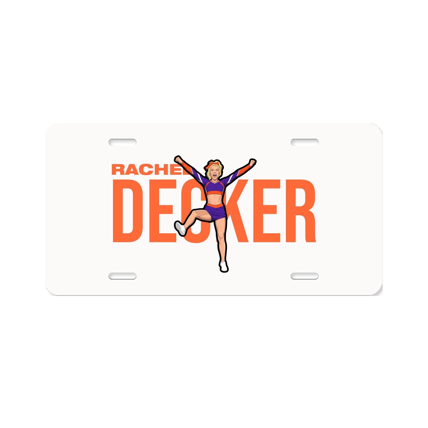 License Plate — Player Name in Classic