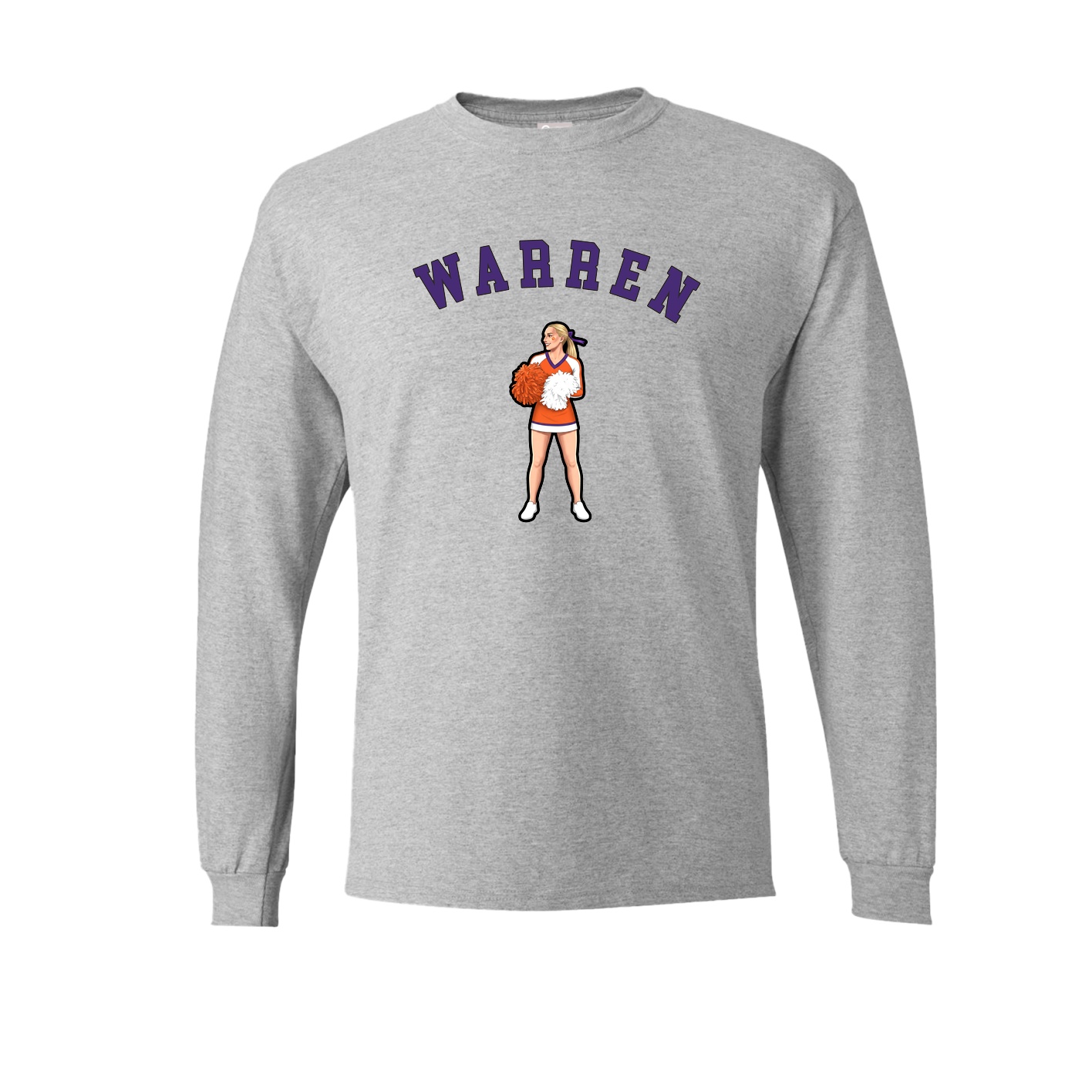 Long Sleeve Tee — Shirsey Arch in Grey