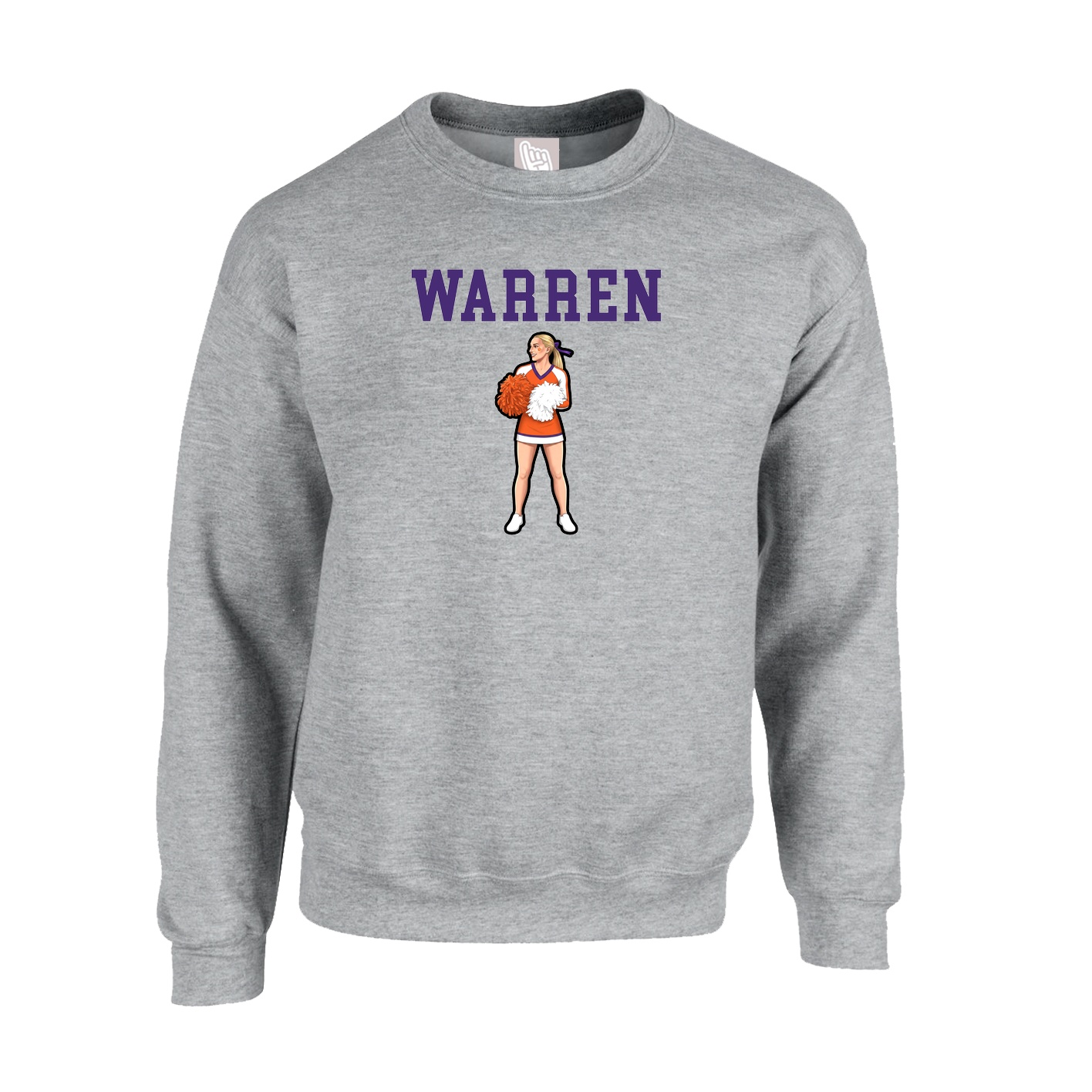 Fleece Crew — Shirsey in Grey