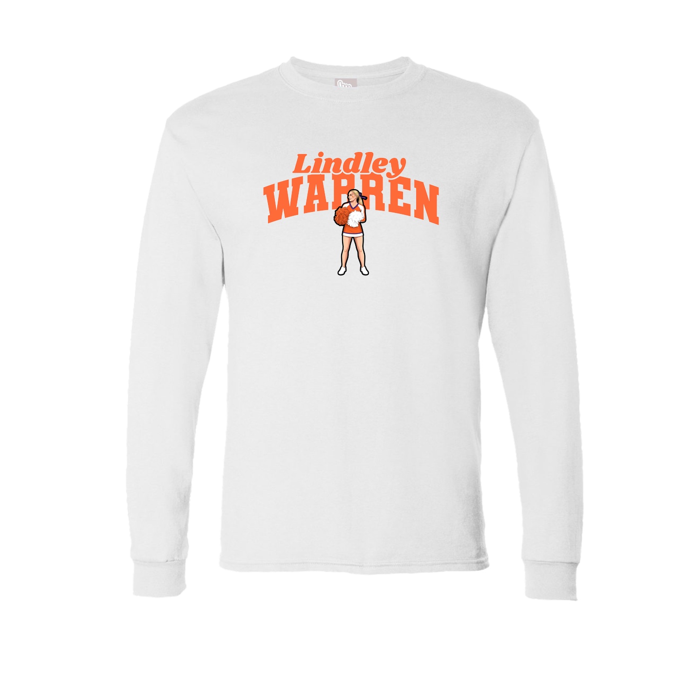 Long Sleeve Tee — Signature Arch in White