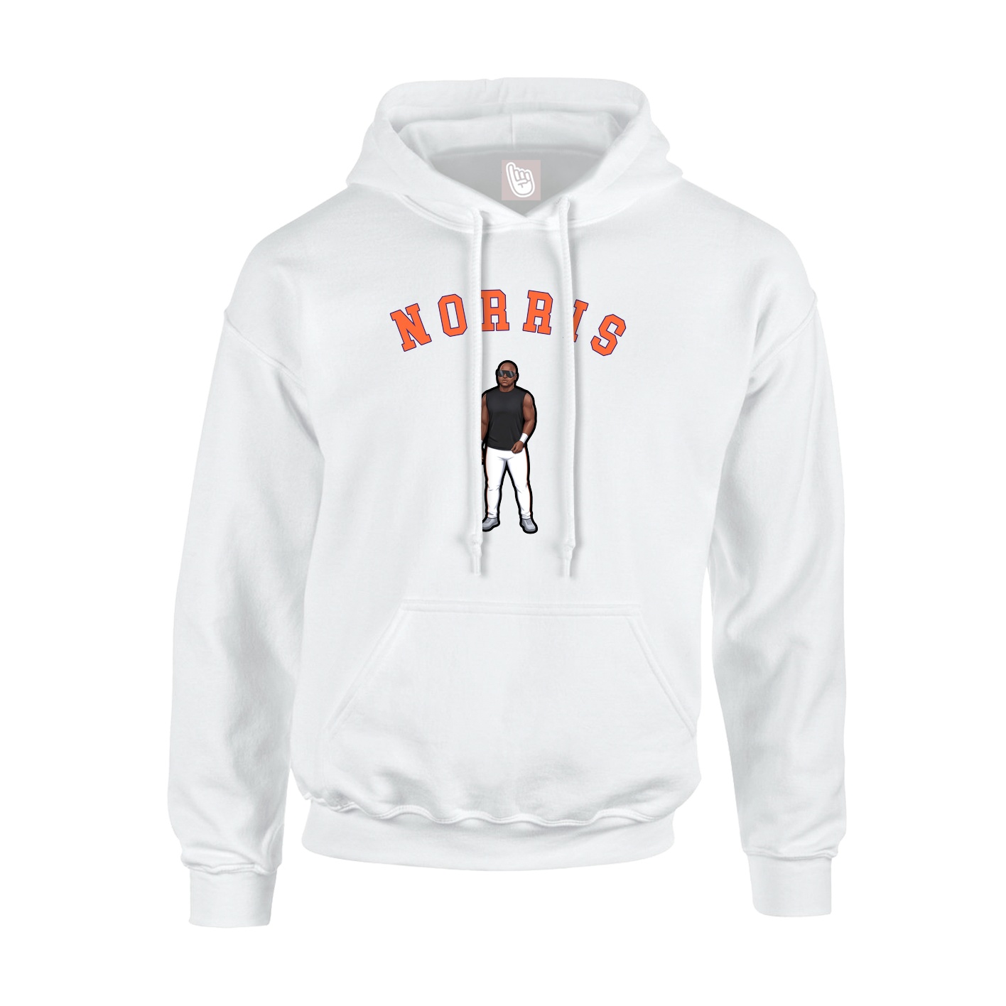 Youth Hoodie — Shirsey Arch in White