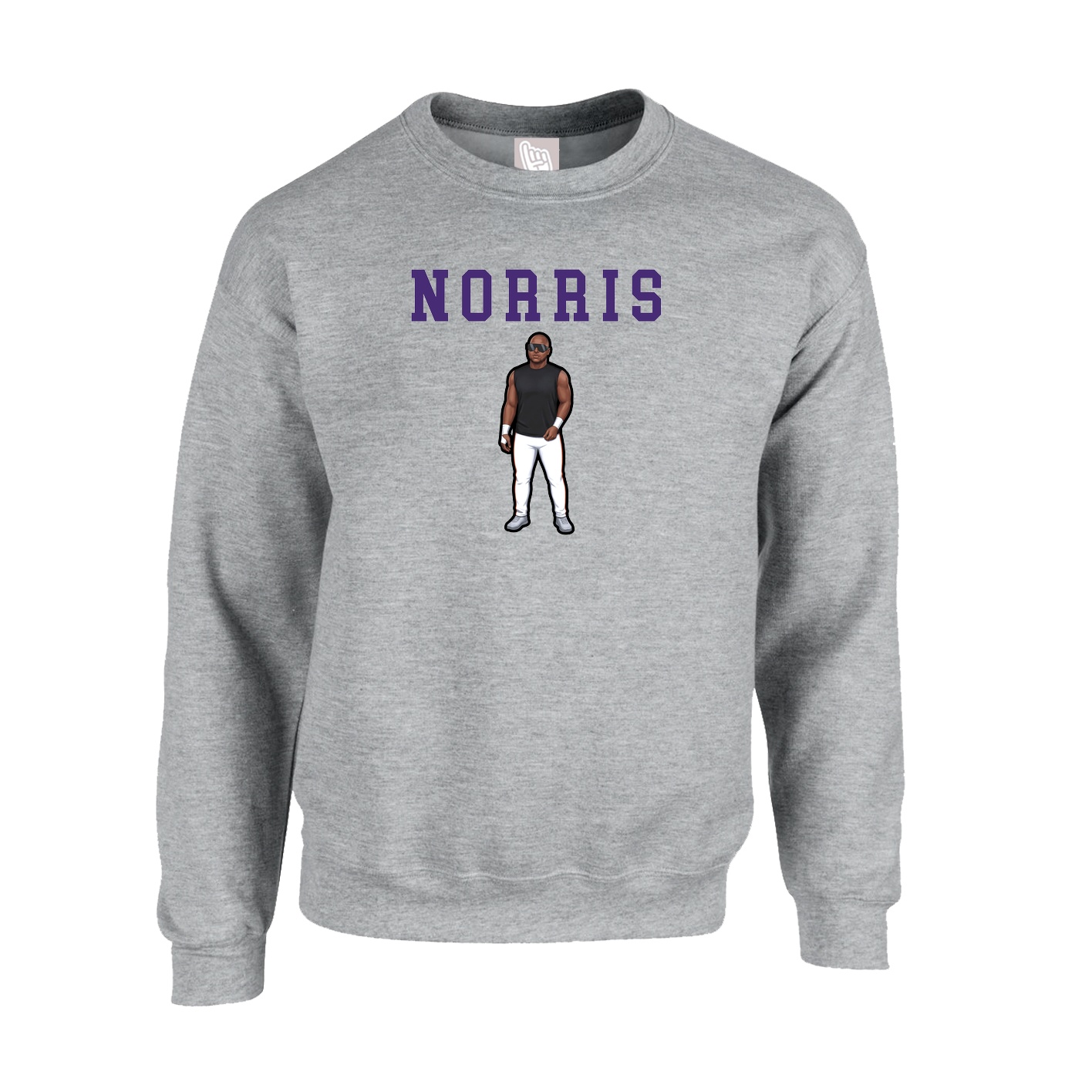 Fleece Crew — Shirsey in Grey