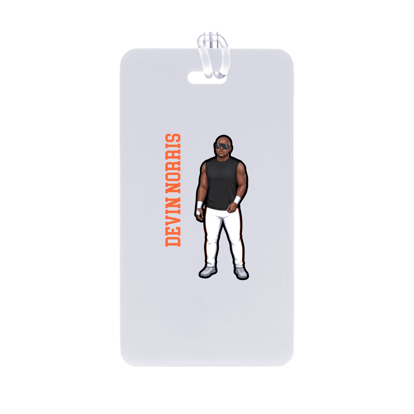 Bag Tag — Name Vertical in Classic