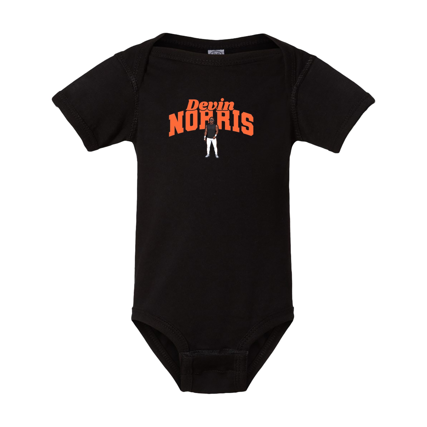 Baby Onesie — Signature Arch in Black