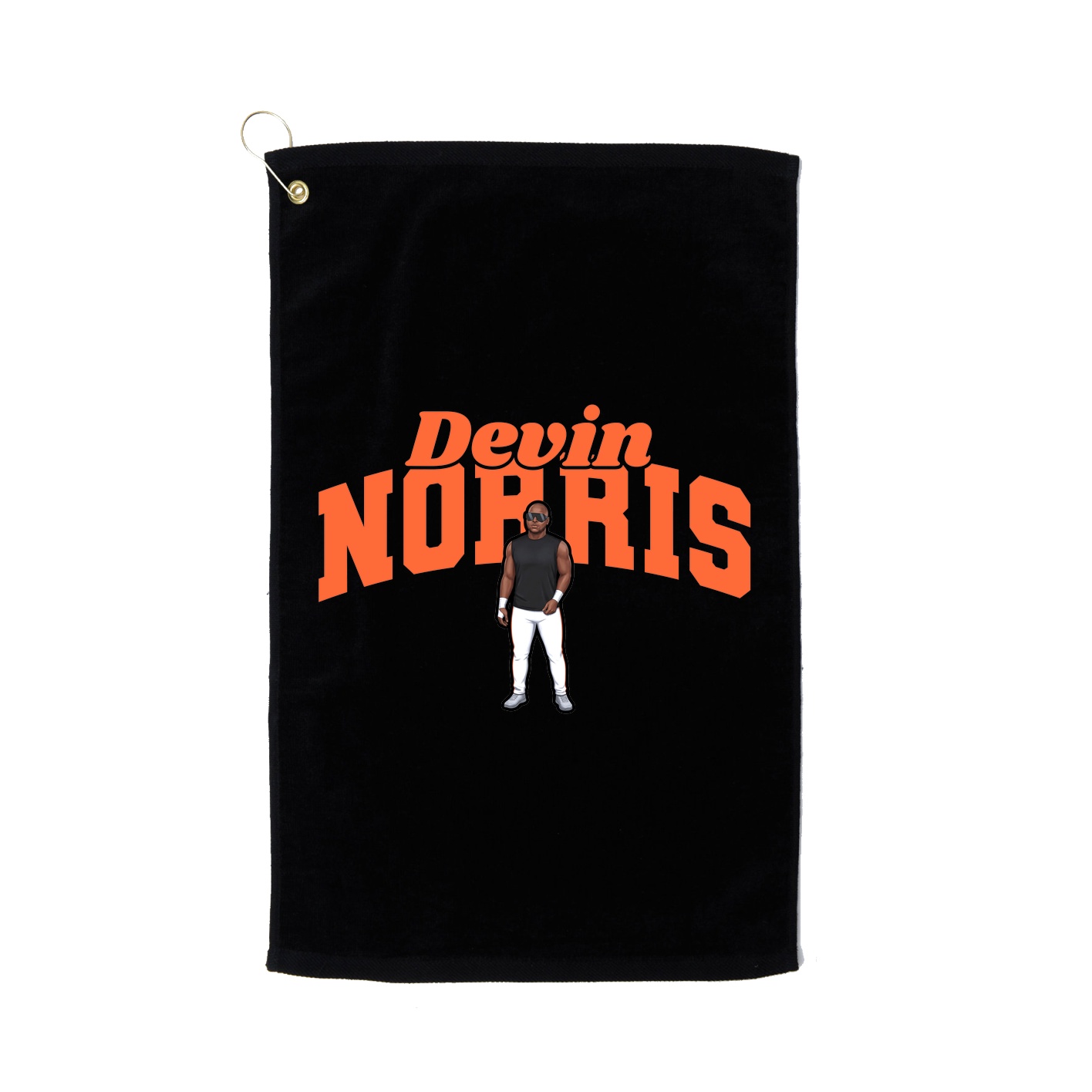 Golf Towel — Signature Arch in Black