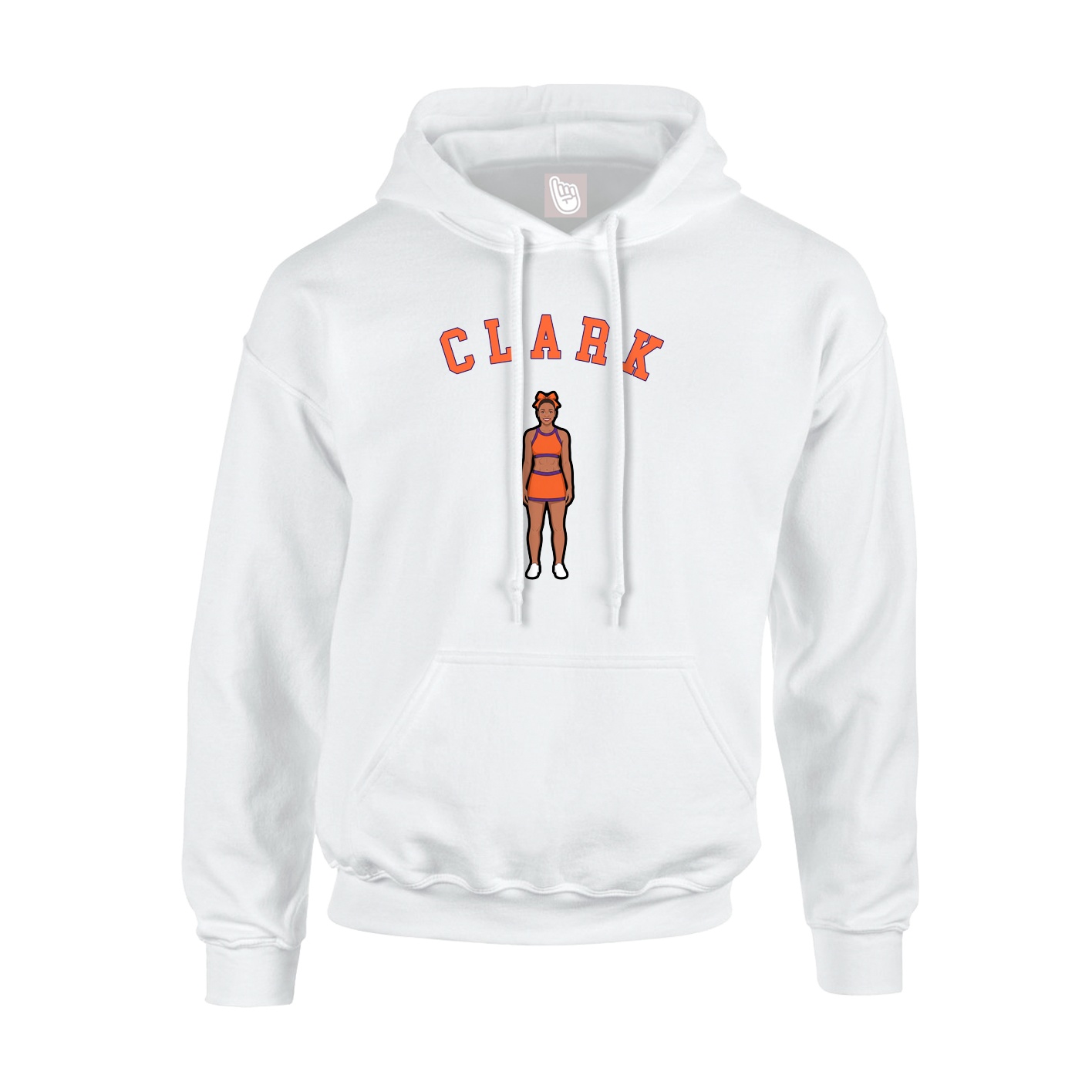 Hoodie — Shirsey Arch in White