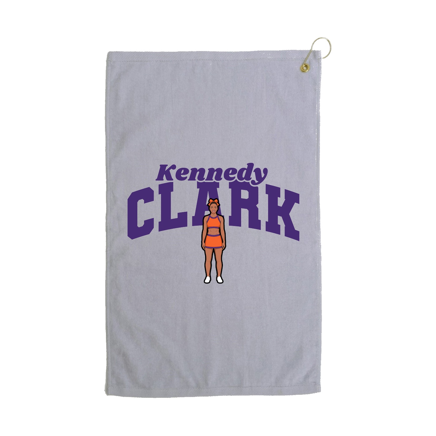 Golf Towel — Signature Arch in Grey