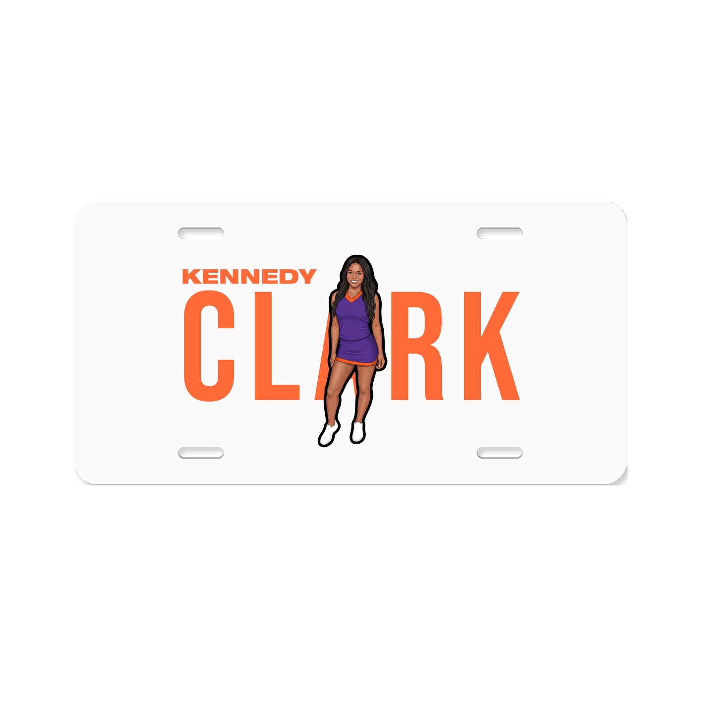 License Plate — Player Name in Classic