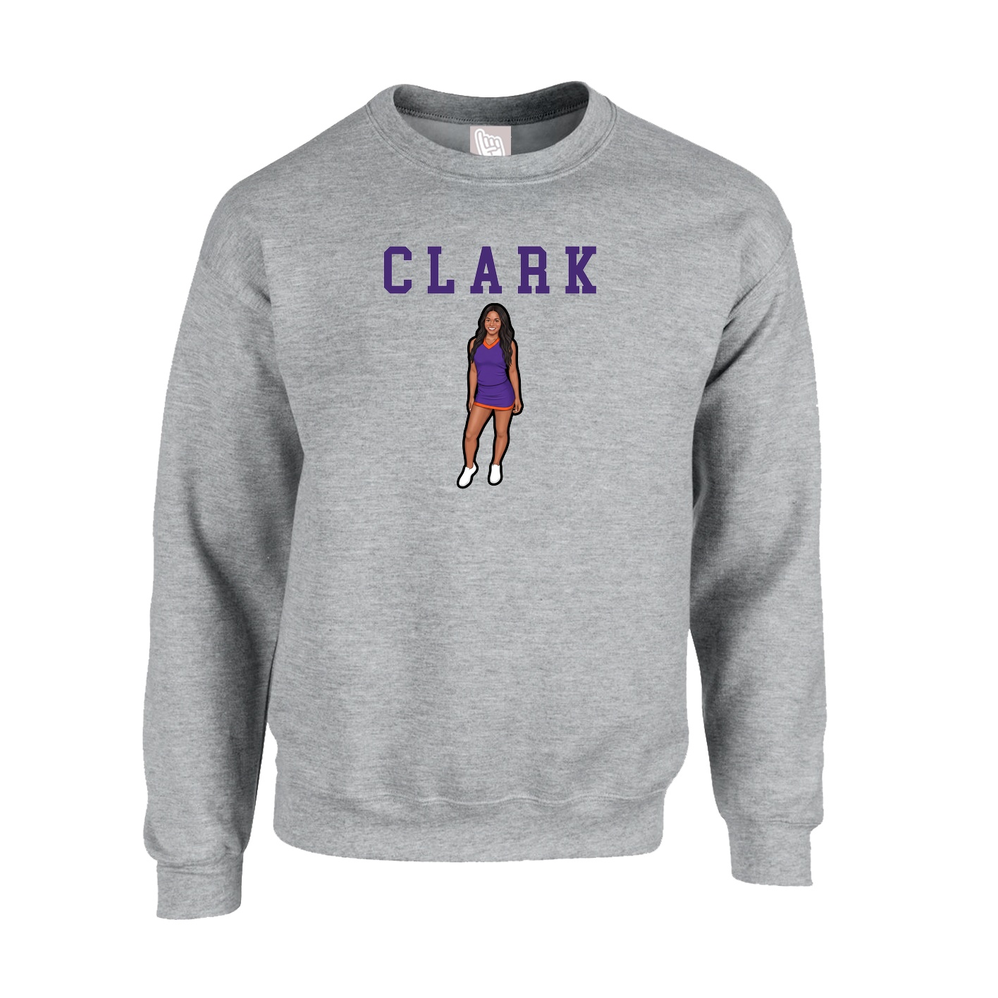 Fleece Crew — Shirsey in Grey