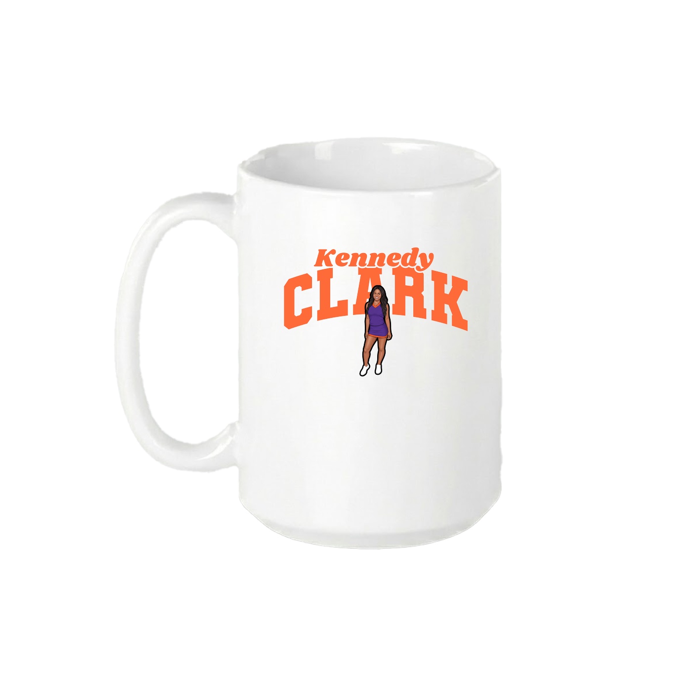 15oz Coffee Mug — Signature Arch in White