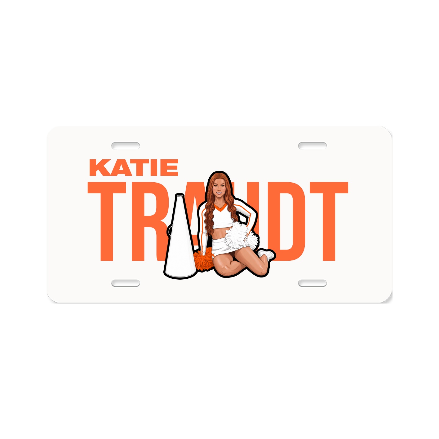 License Plate — Player Name in Classic