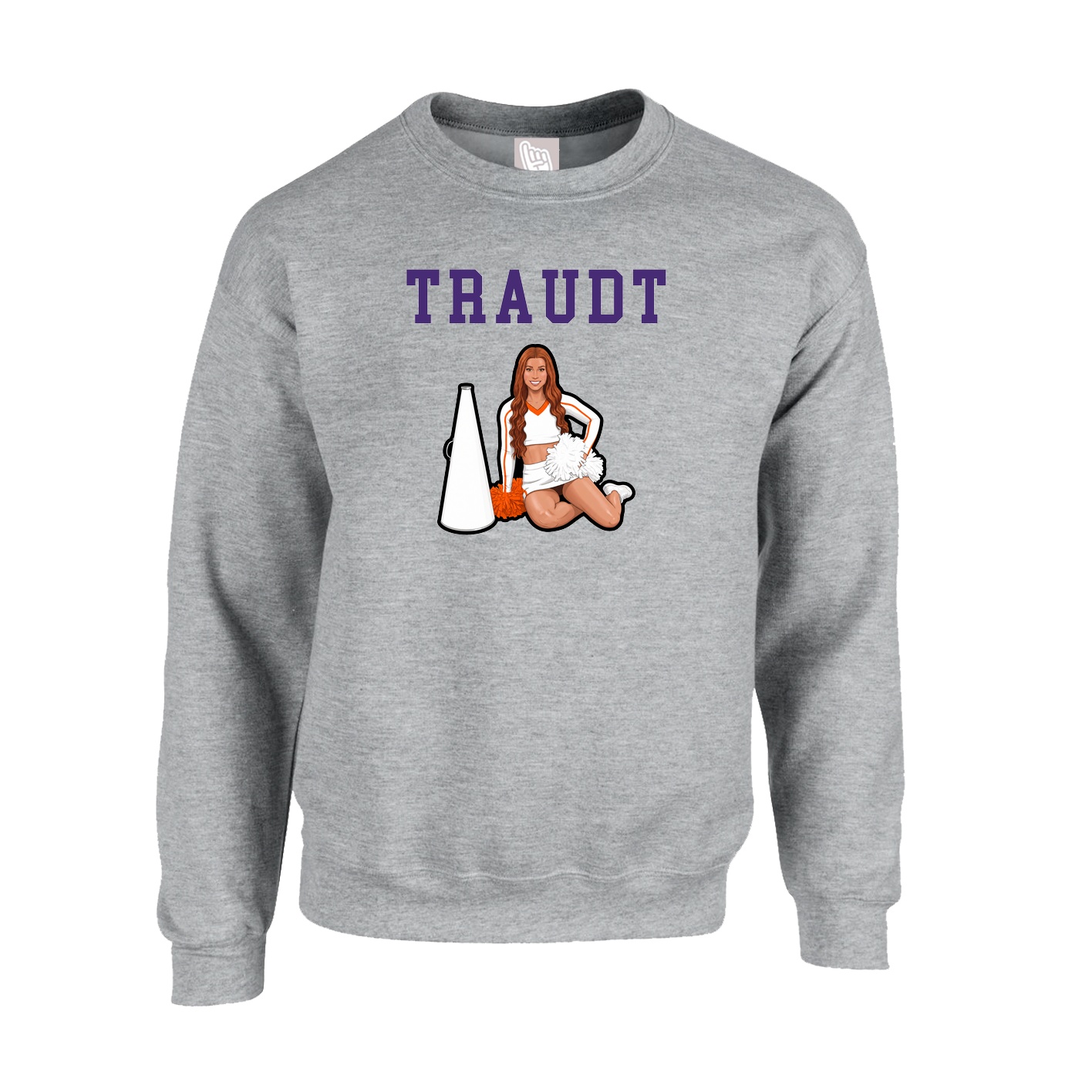 Fleece Crew — Shirsey in Grey