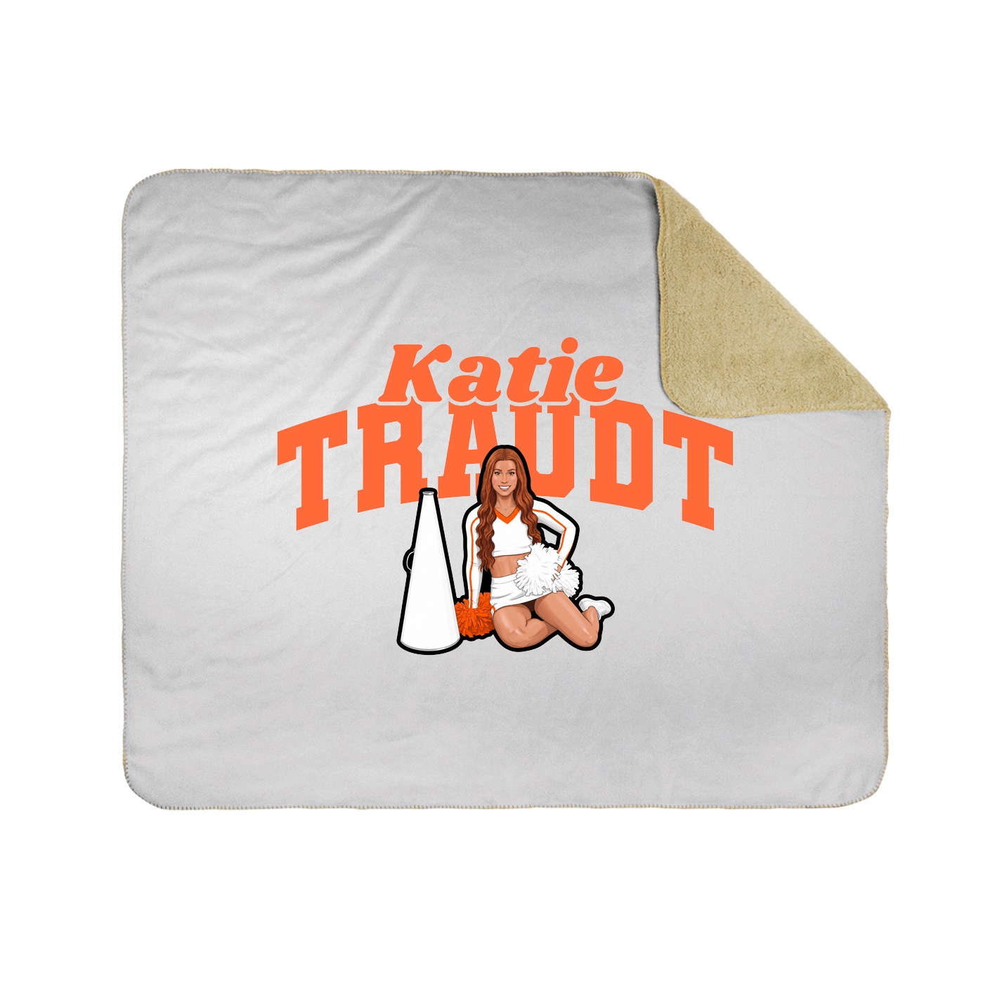 Throw Blanket — Signature Arch in White