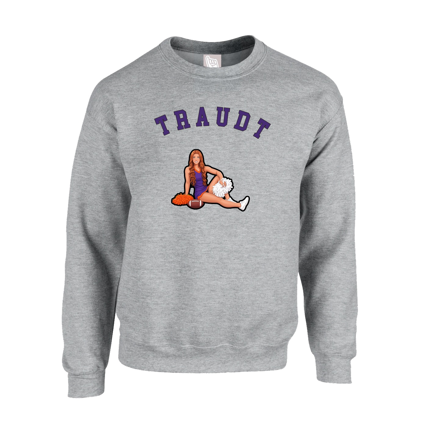 Fleece Crew — Shirsey Arch in Grey