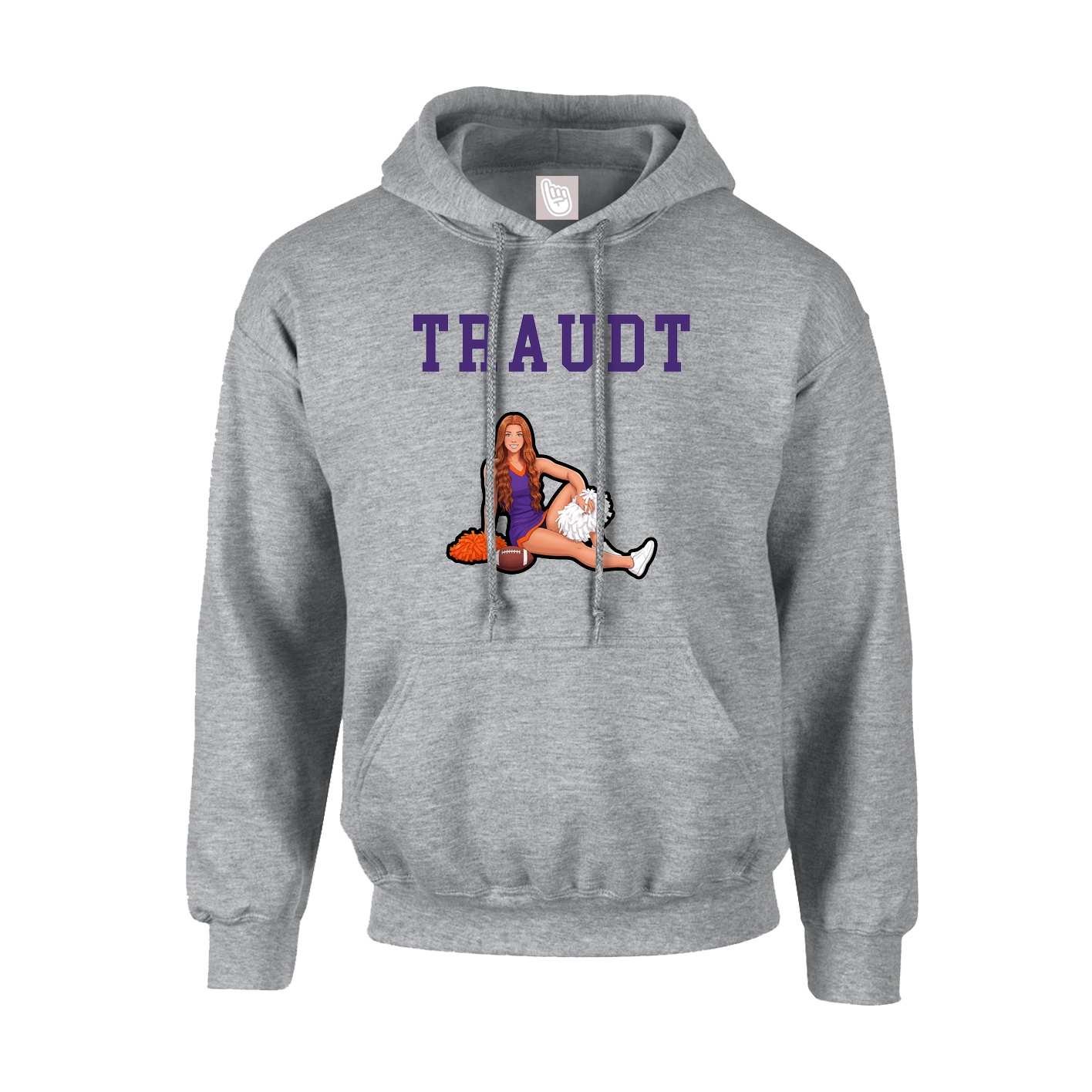 Hoodie — Shirsey in Grey