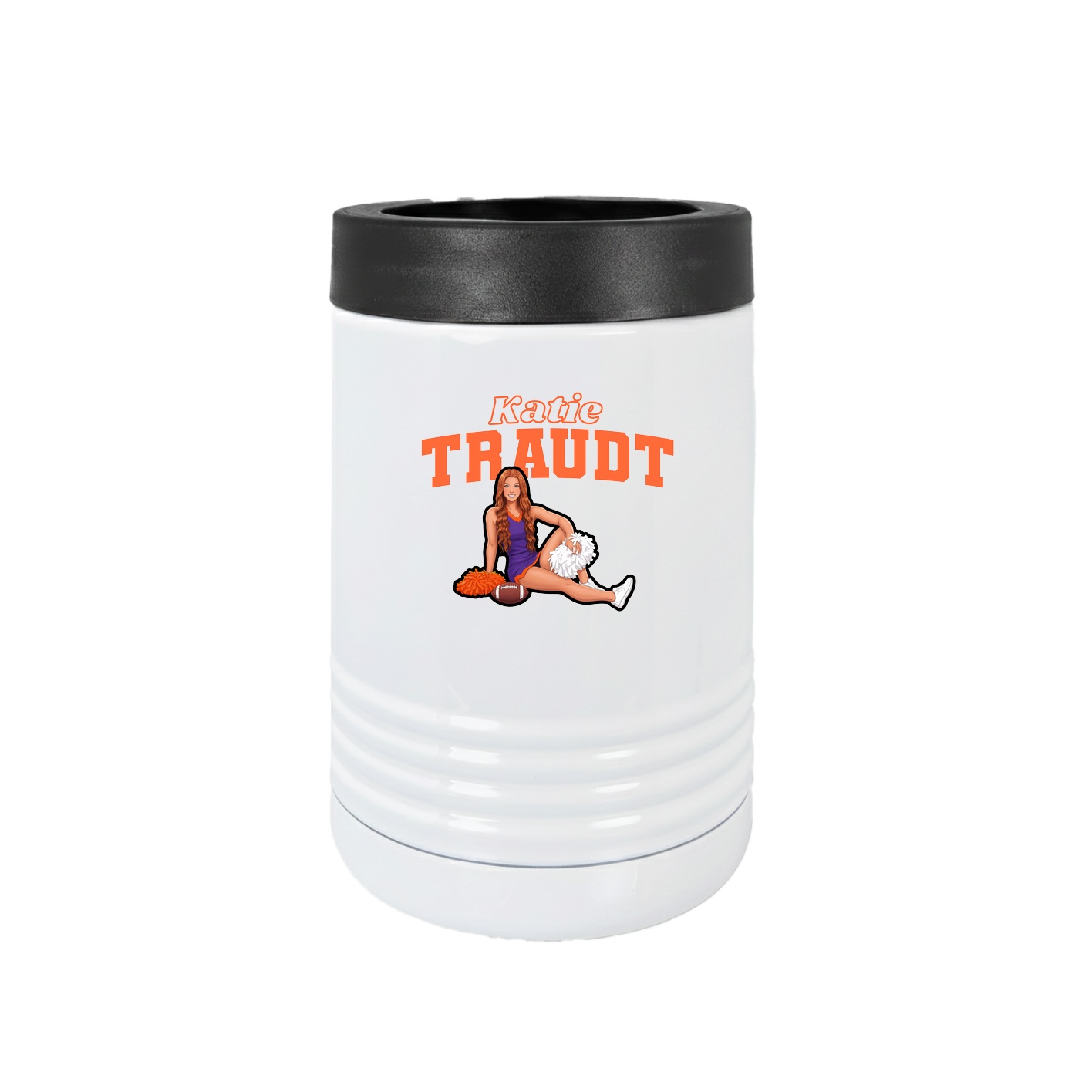 Beverage Holder — Name Arch in White