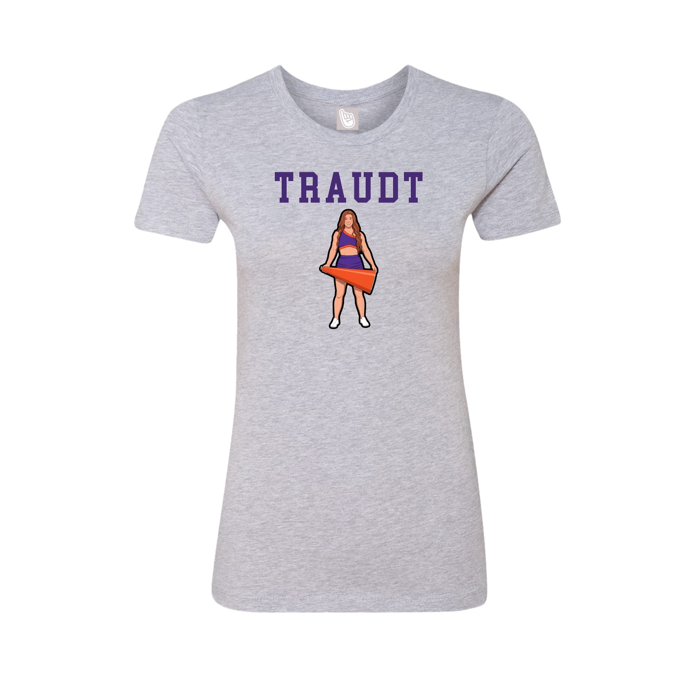 Fitted Women's Tee — Shirsey in Grey