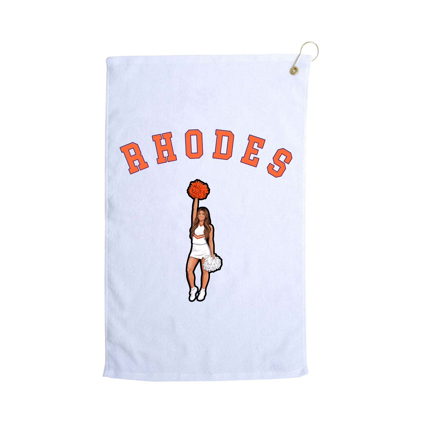 Golf Towel — Shirsey Arch in White