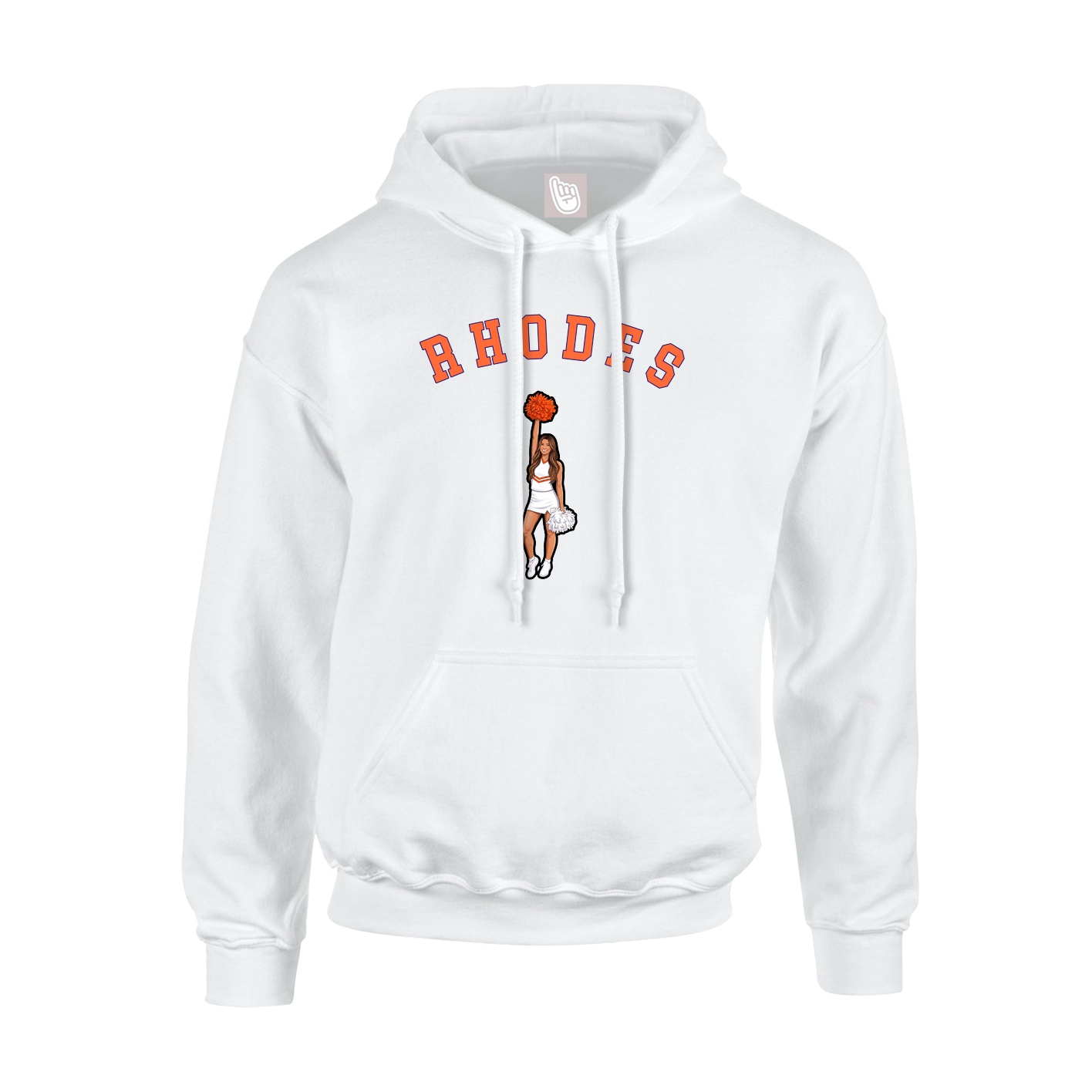 Hoodie — Shirsey Arch in White