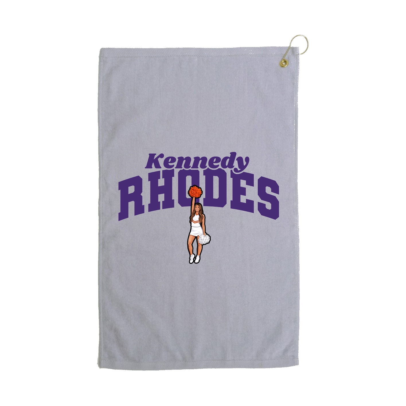 Golf Towel — Signature Arch in Grey