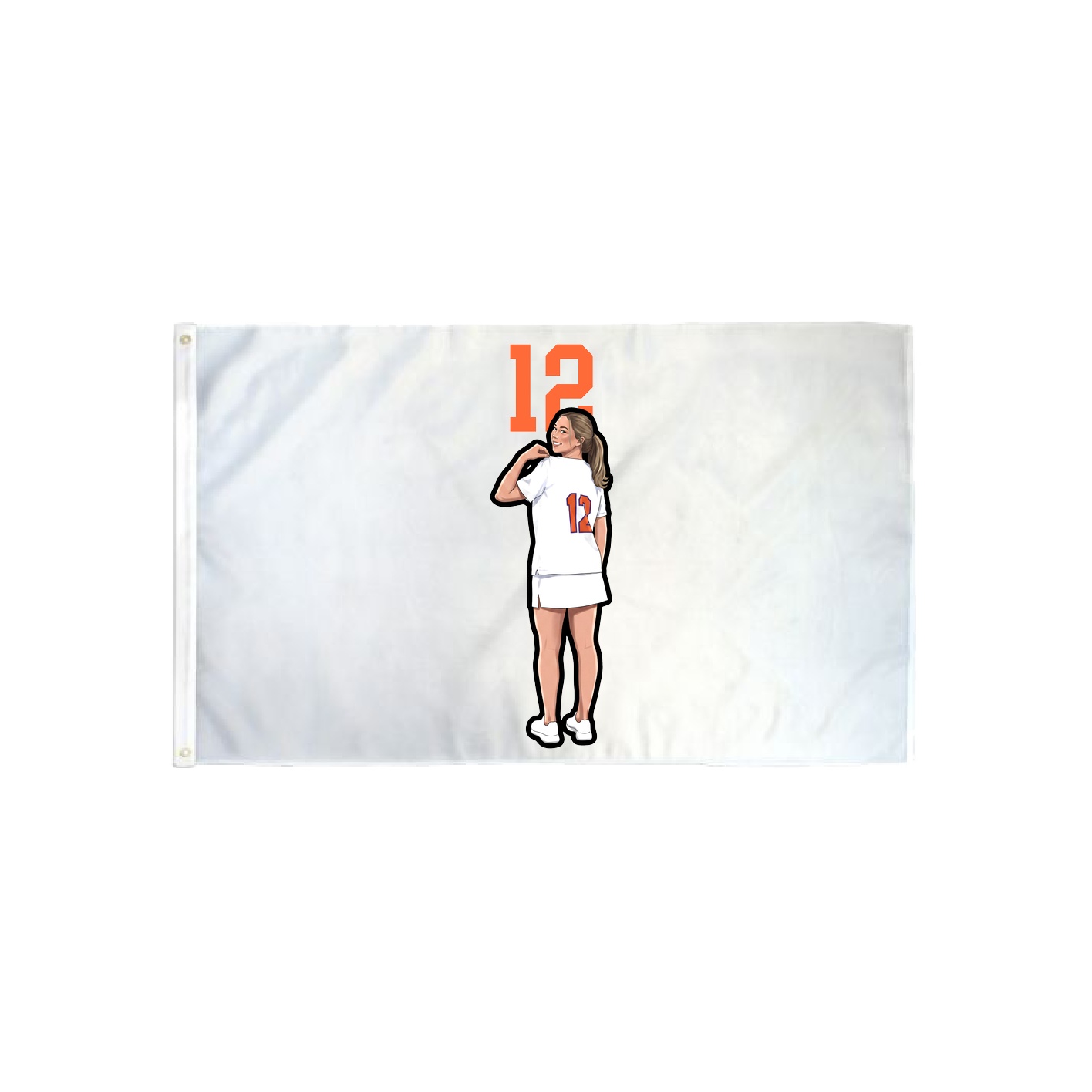 3x5 Flag — Number Top in Classic