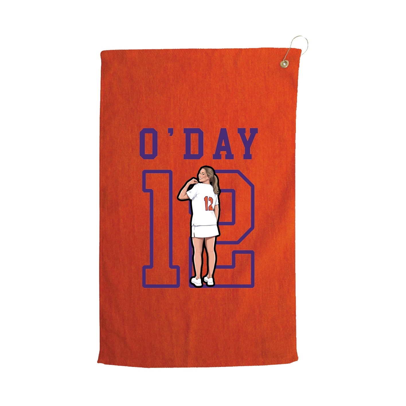 Golf Towel — Shirsey in Orange
