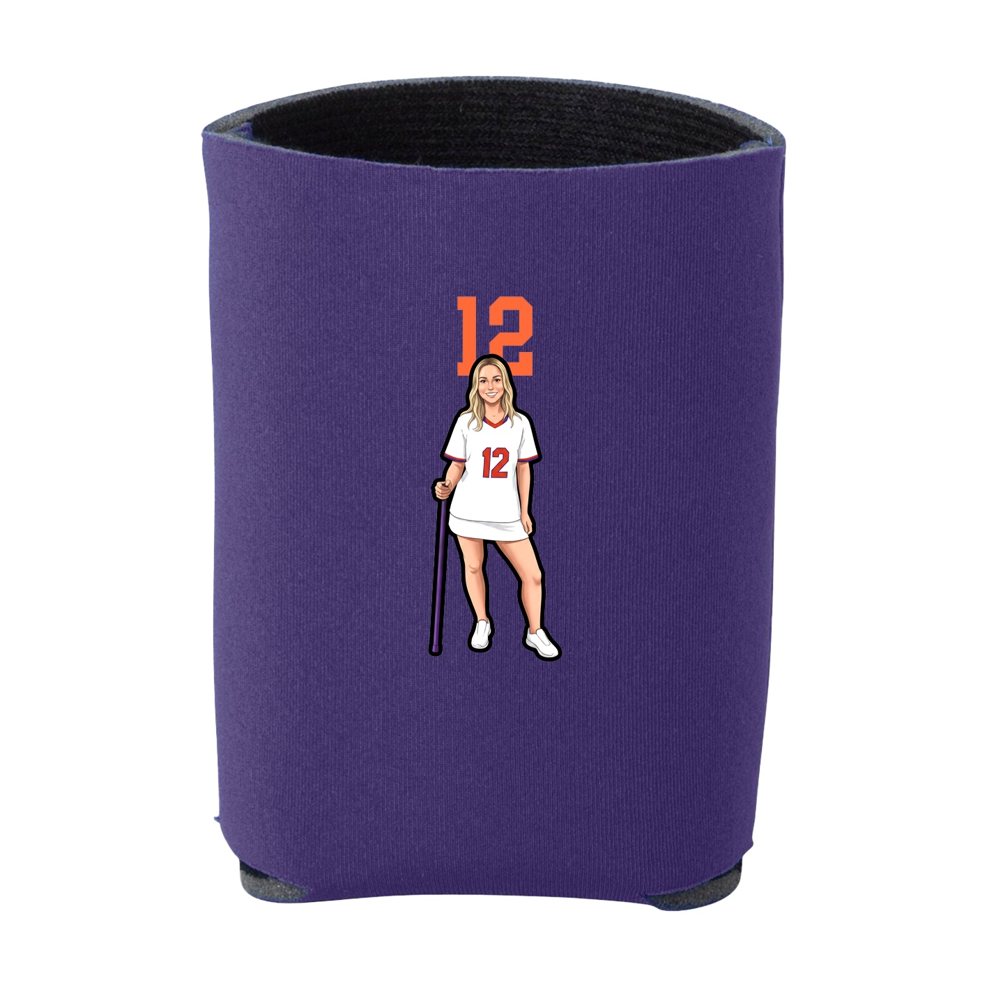 Can Holder — Number Top in Purple