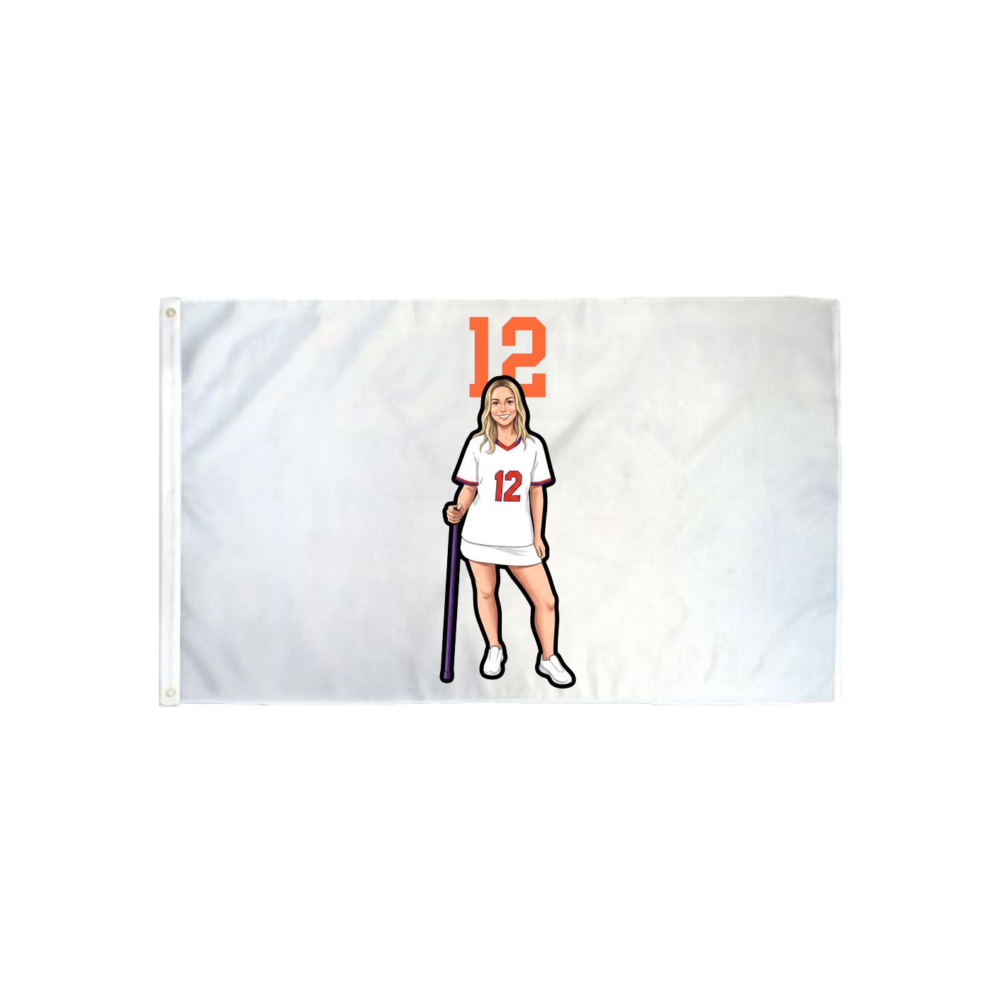 3x5 Flag — Number Top in Classic