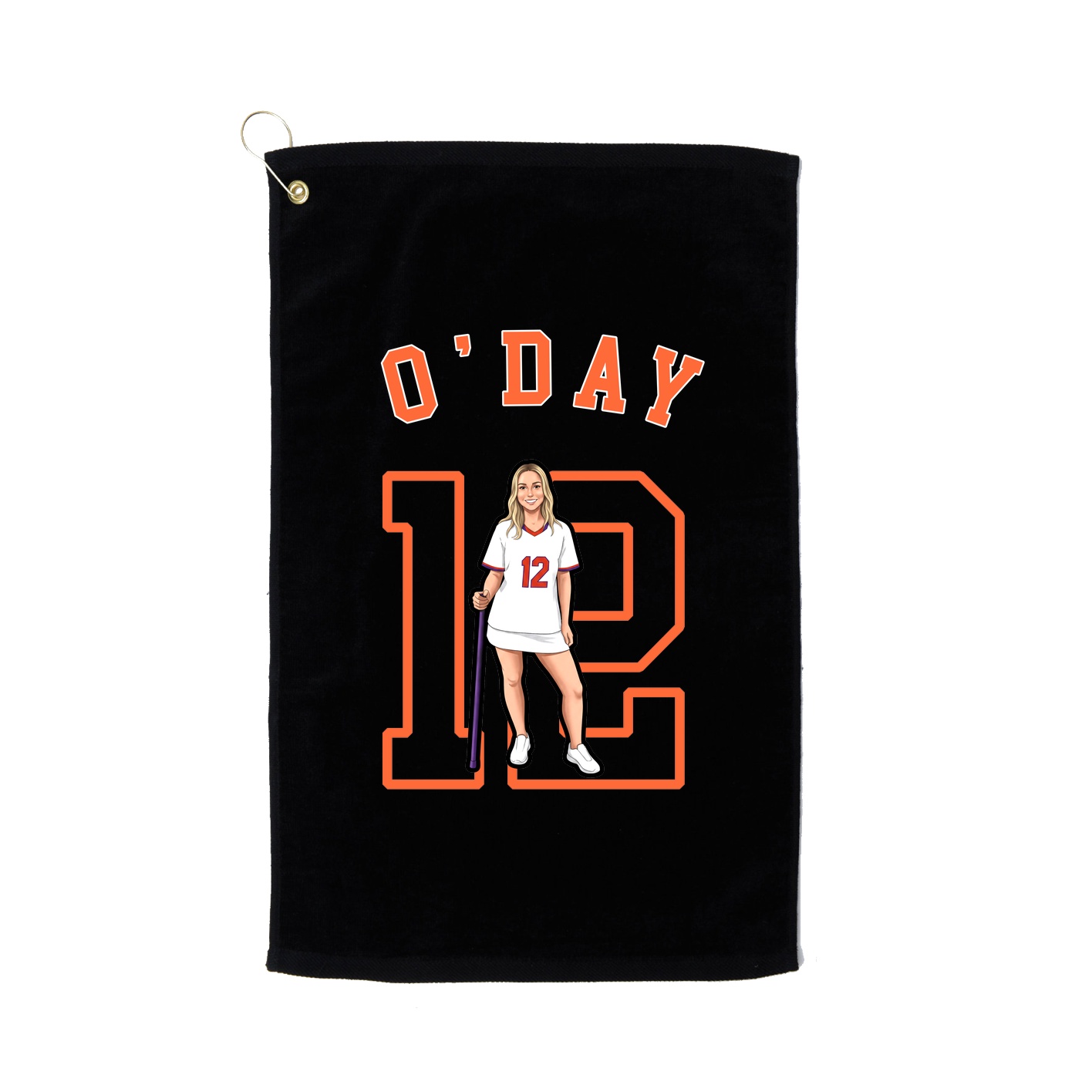 Golf Towel — Shirsey Arch in Black