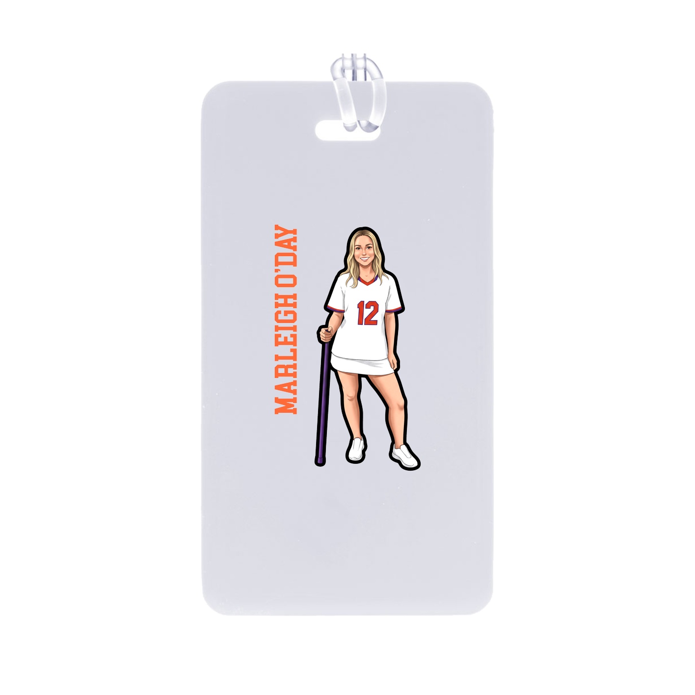 Bag Tag — Name Vertical in Classic