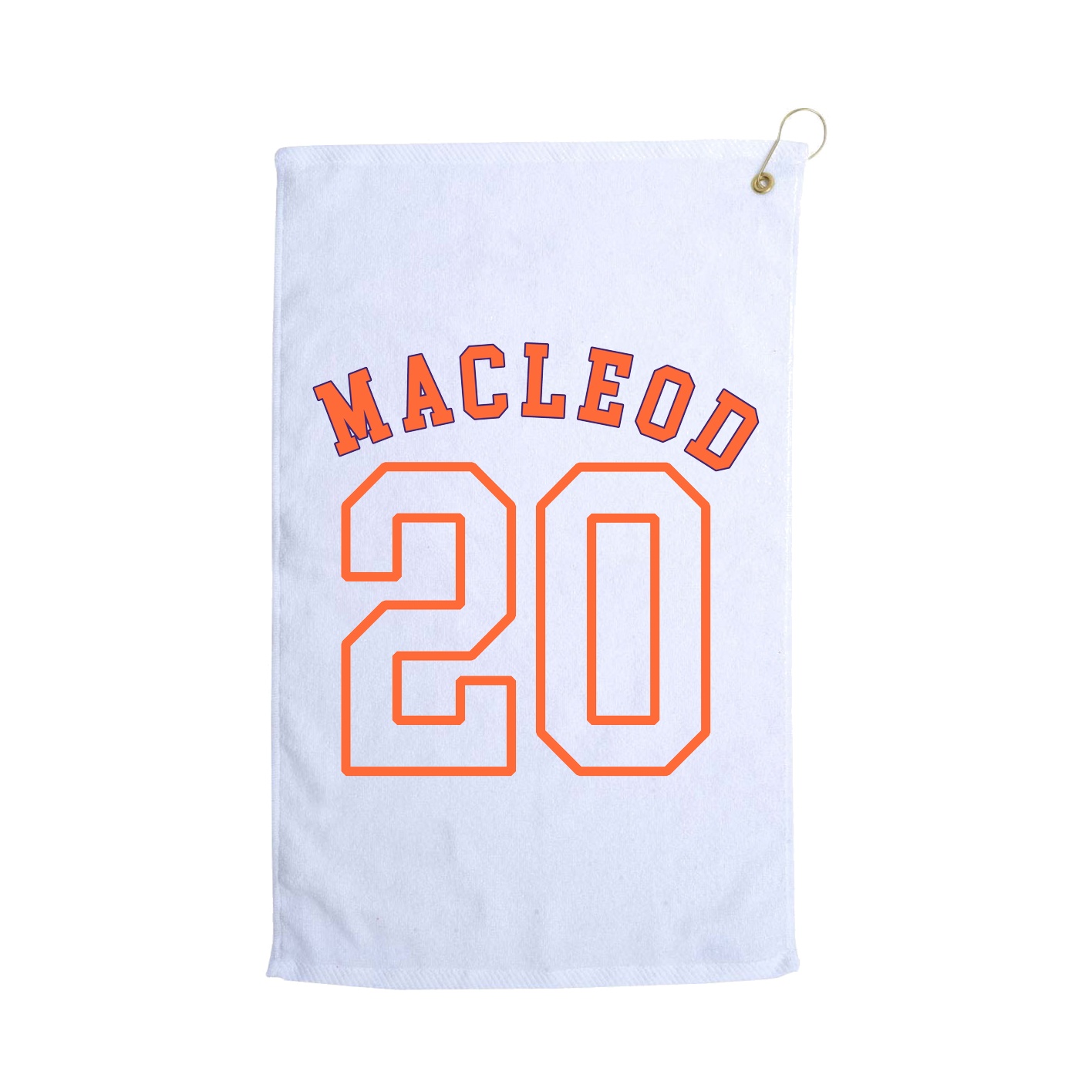 Golf Towel — Shirsey Arch in White