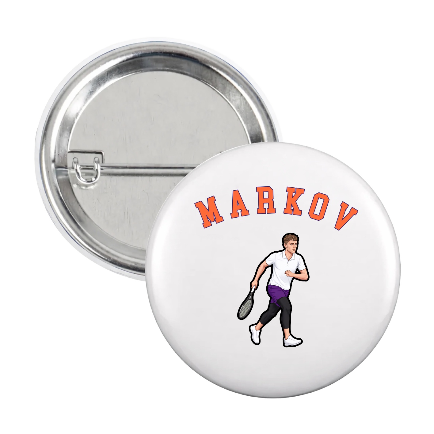Game Day Button — Shirsey Arch in White