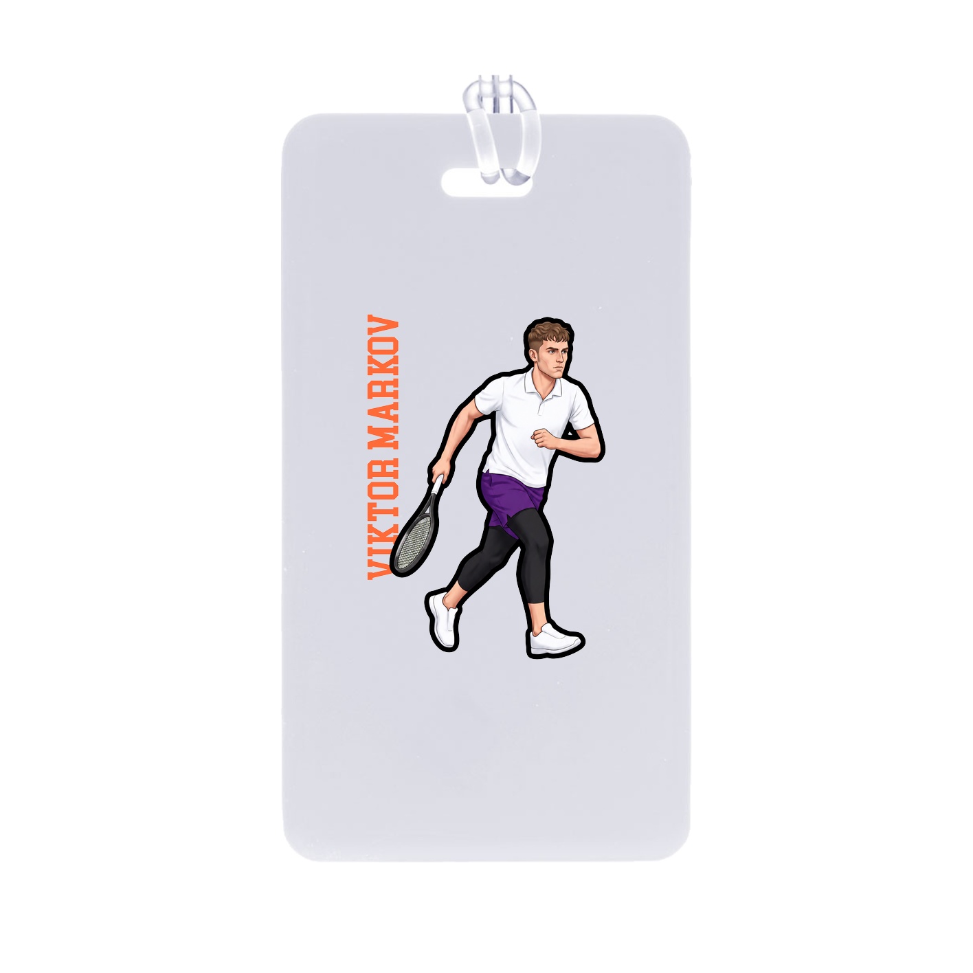 Bag Tag — Name Vertical in Classic
