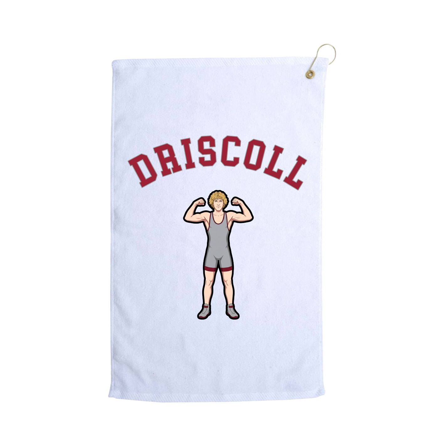 Golf Towel — Shirsey Arch in White
