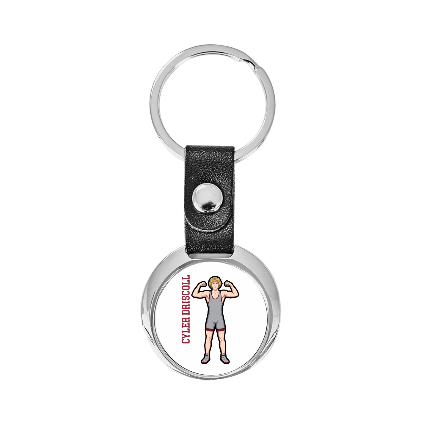 Key Chain — Name Vertical in Classic