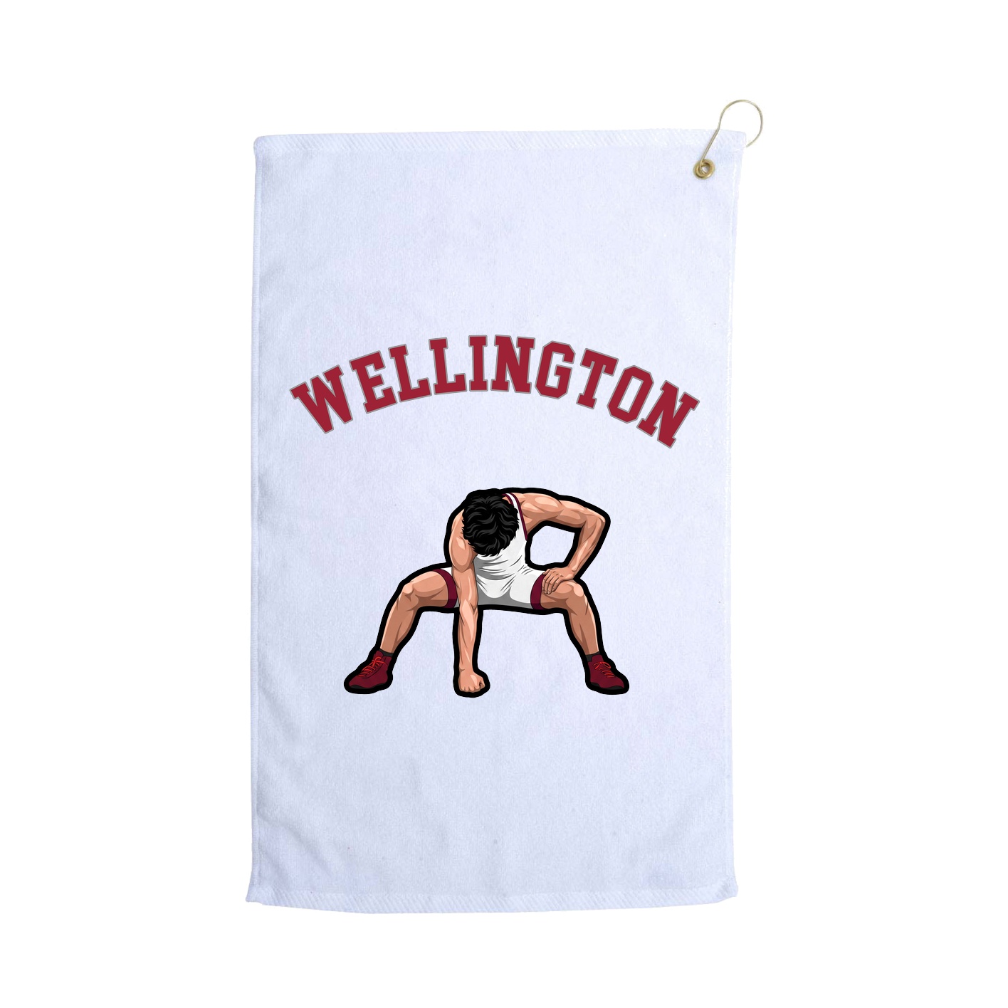 Golf Towel — Shirsey Arch in White