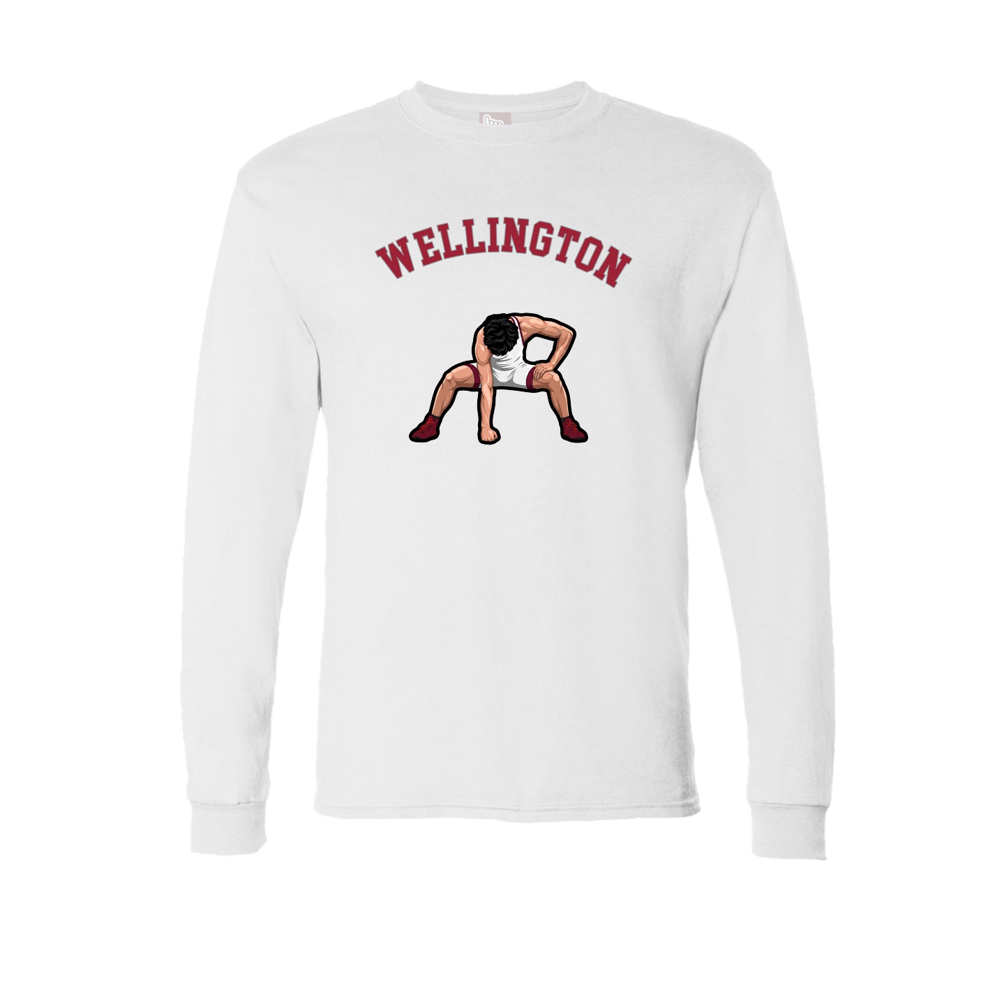 Long Sleeve Tee — Shirsey Arch in White