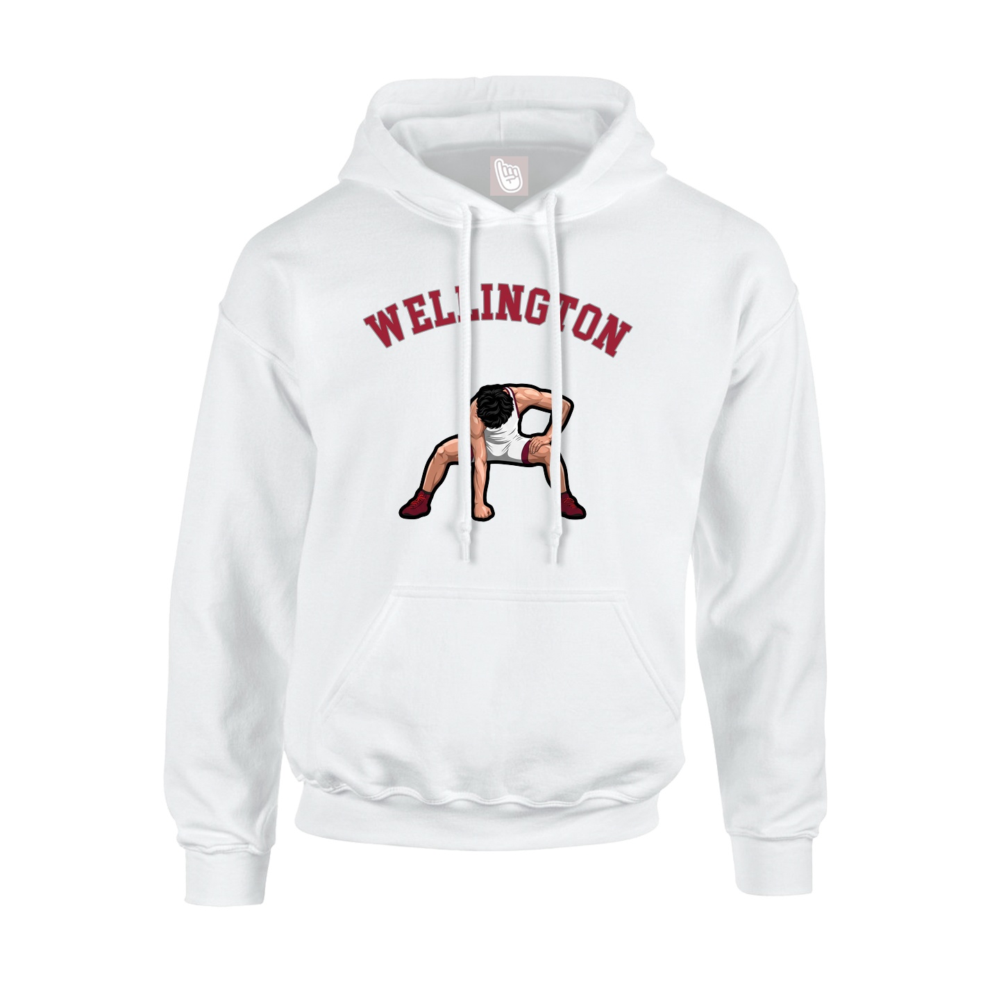 Hoodie — Shirsey Arch in White