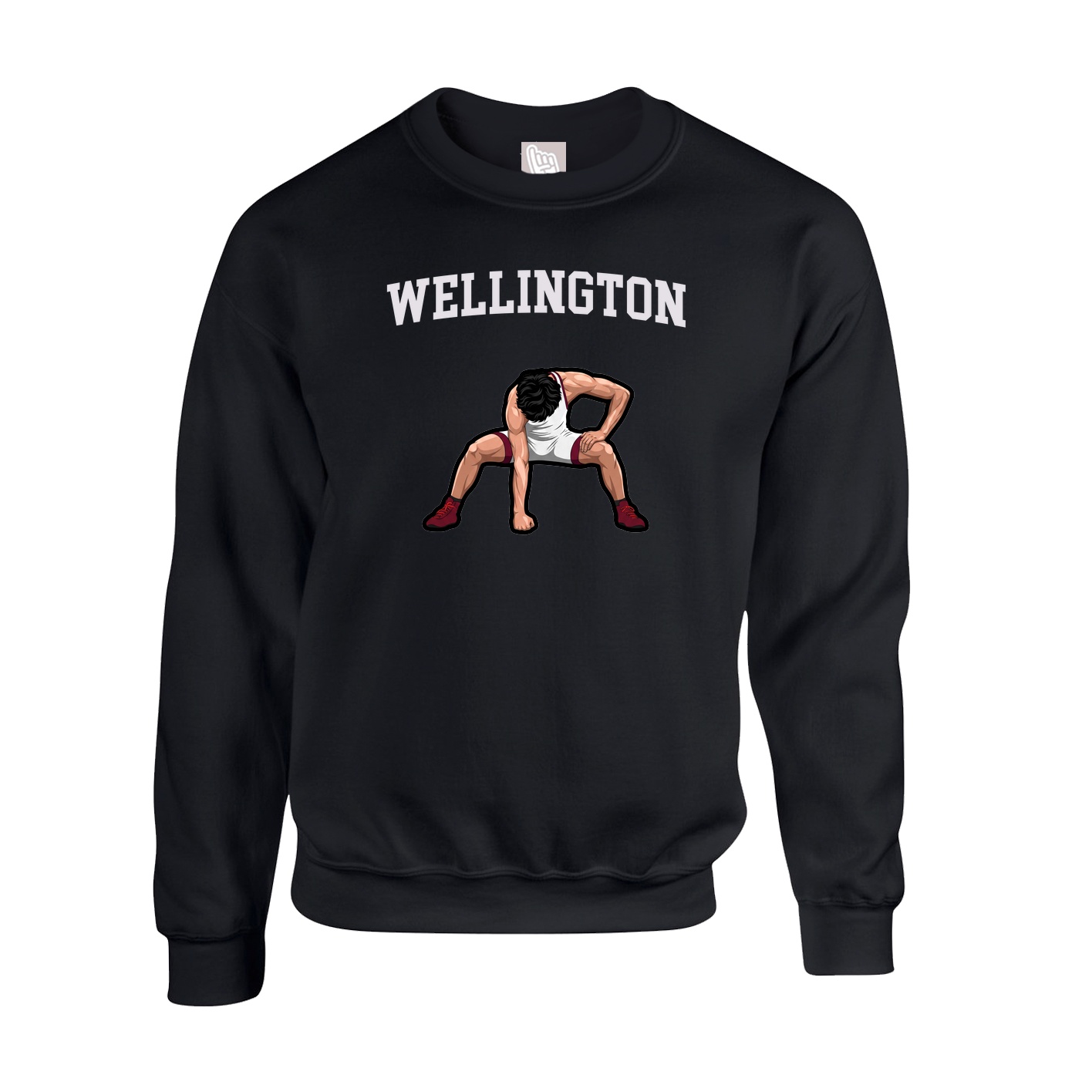 Fleece Crew — Shirsey in Black