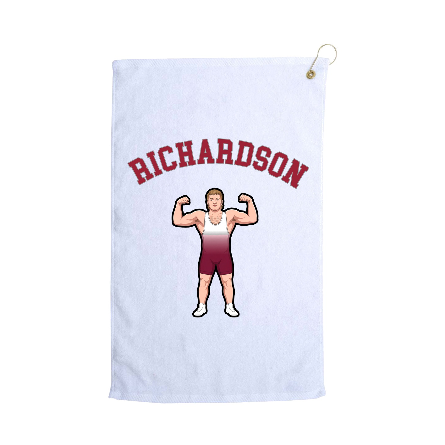 Golf Towel — Shirsey Arch in White
