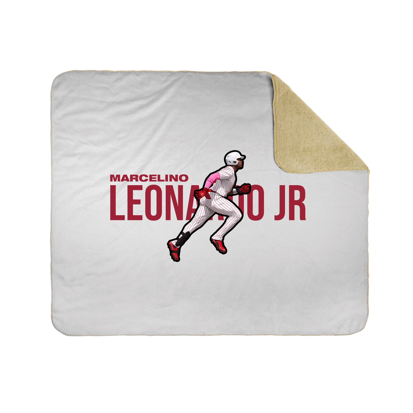 Throw Blanket — Player Name in White