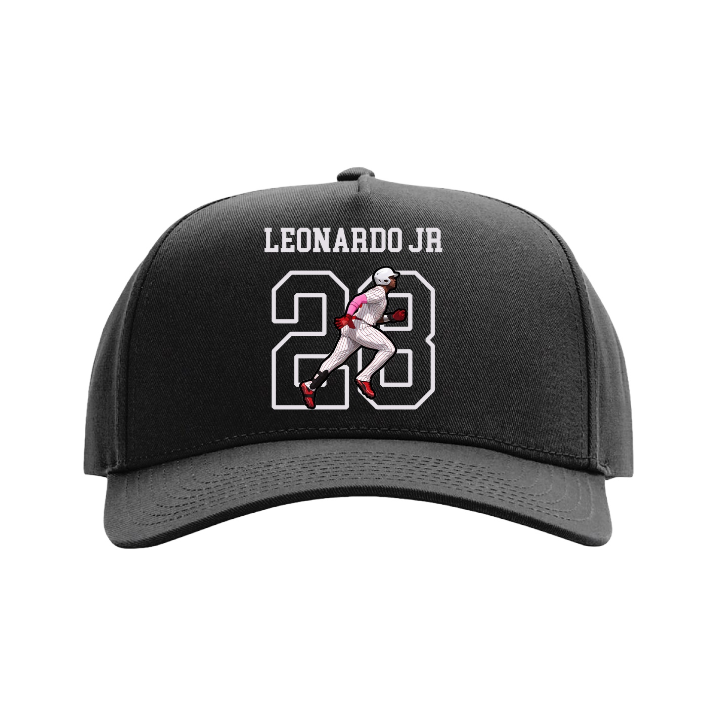 Full Fabric Five-Panel Champ Cap — Shirsey in Black