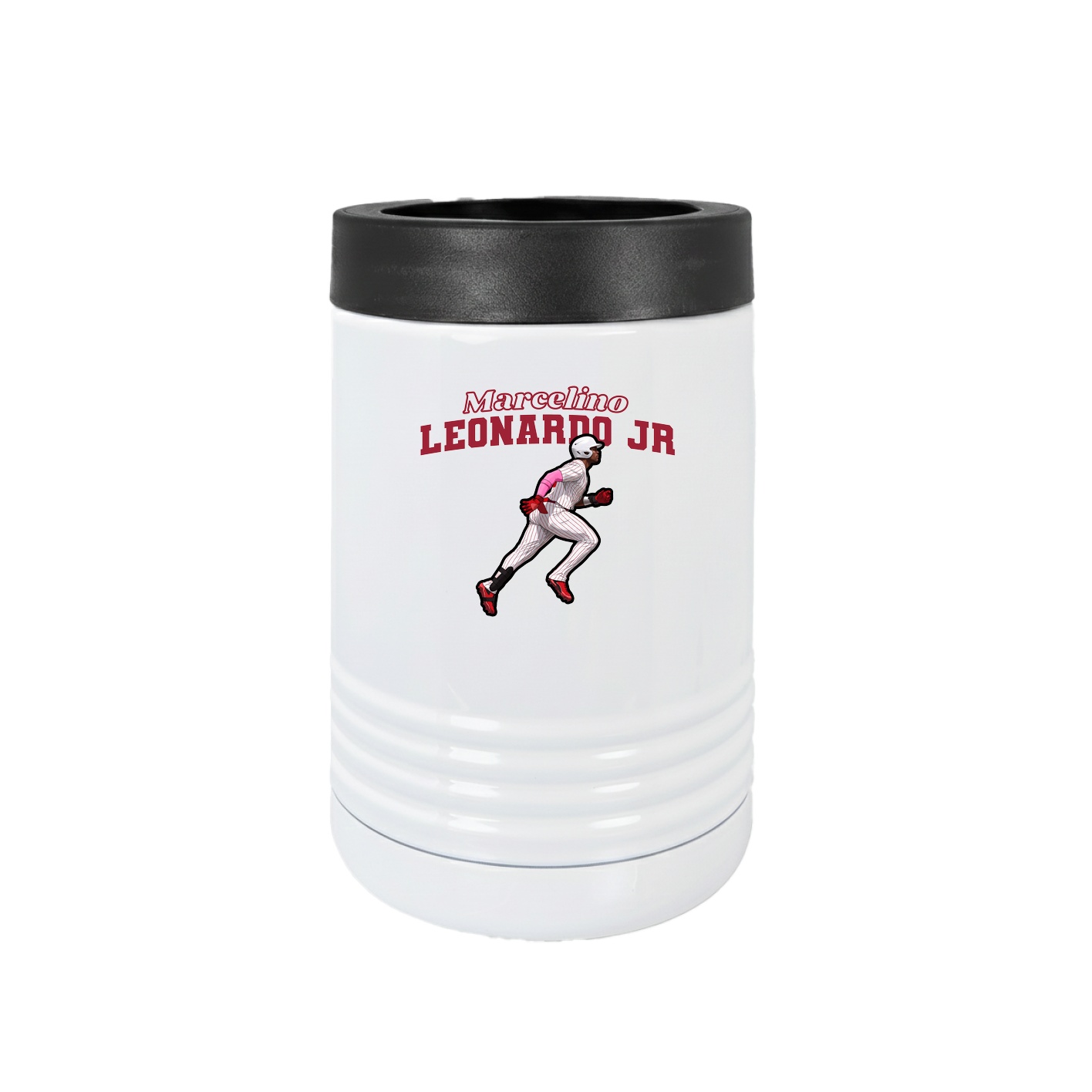Beverage Holder — Name Arch in White