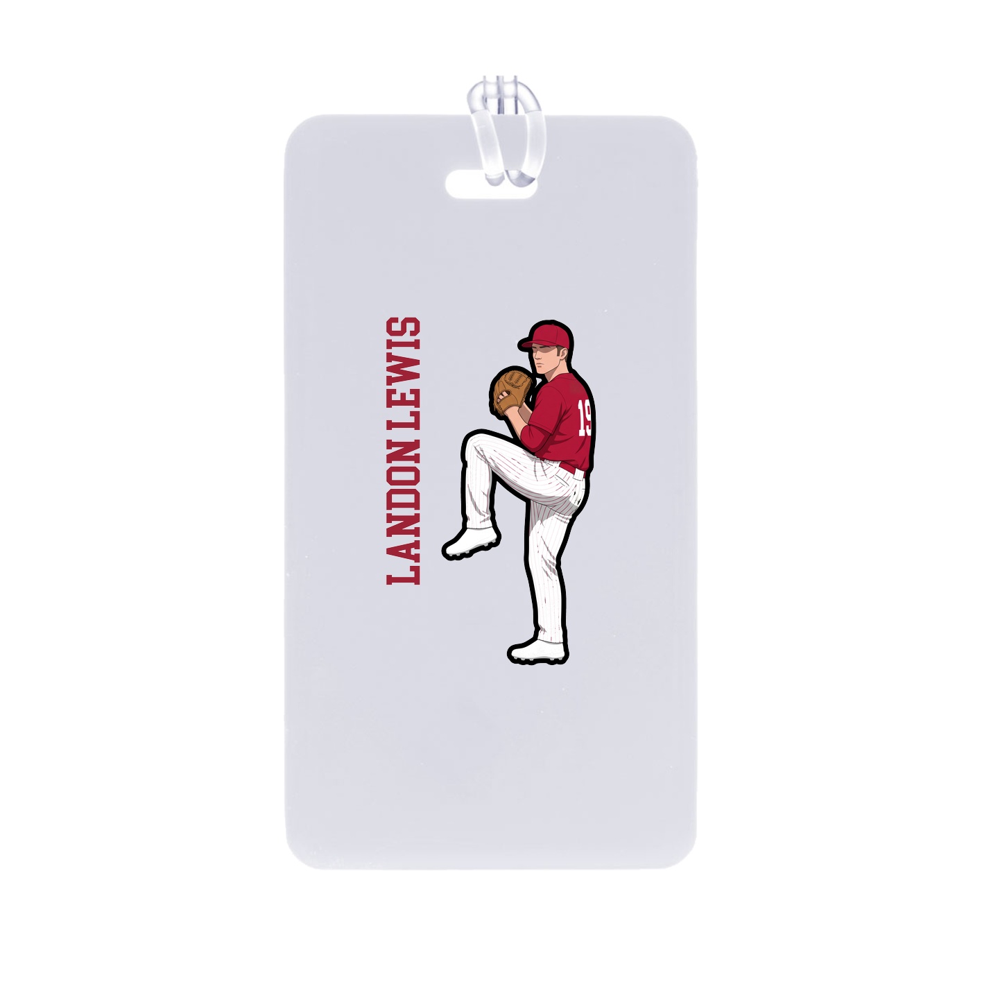 Bag Tag — Name Vertical in Classic