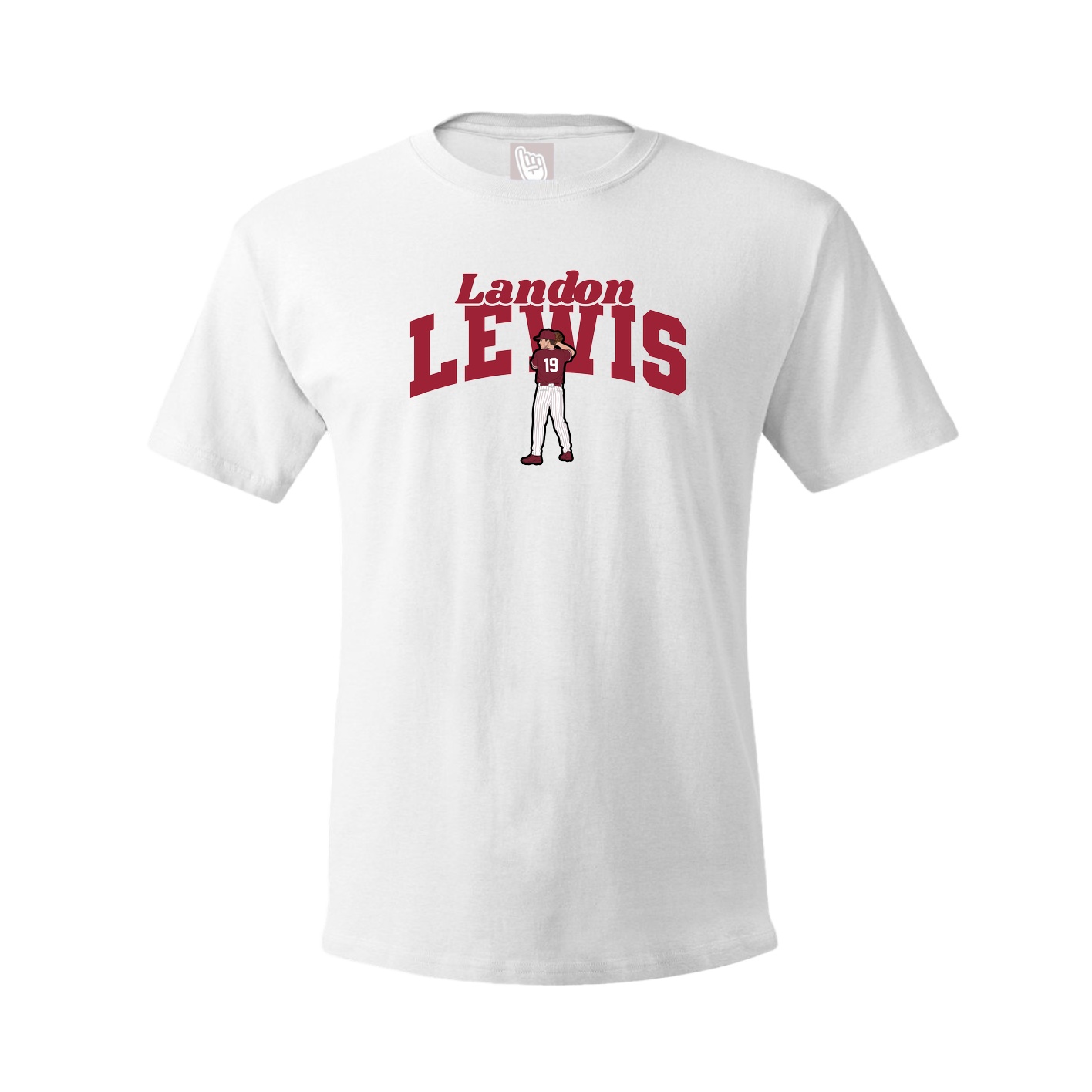 Youth Tee — Signature Arch in White