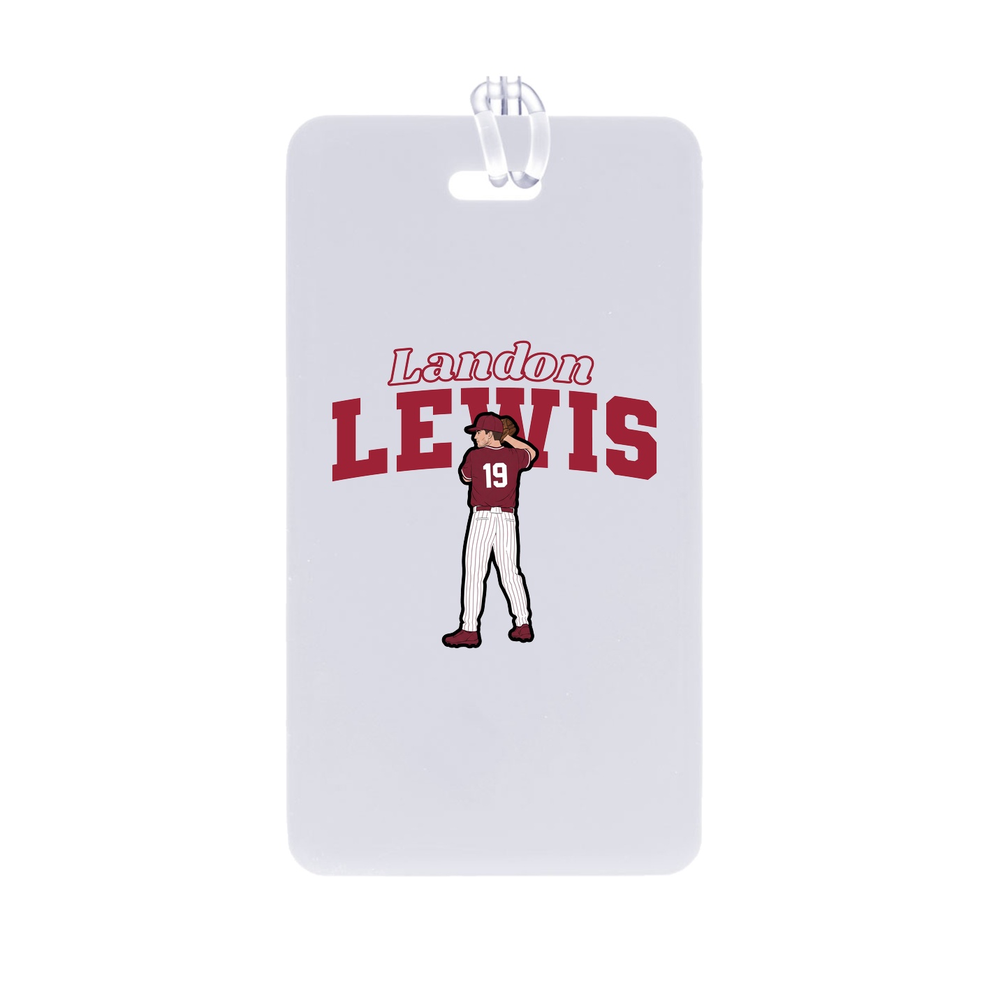 Bag Tag — Name Arch in Classic